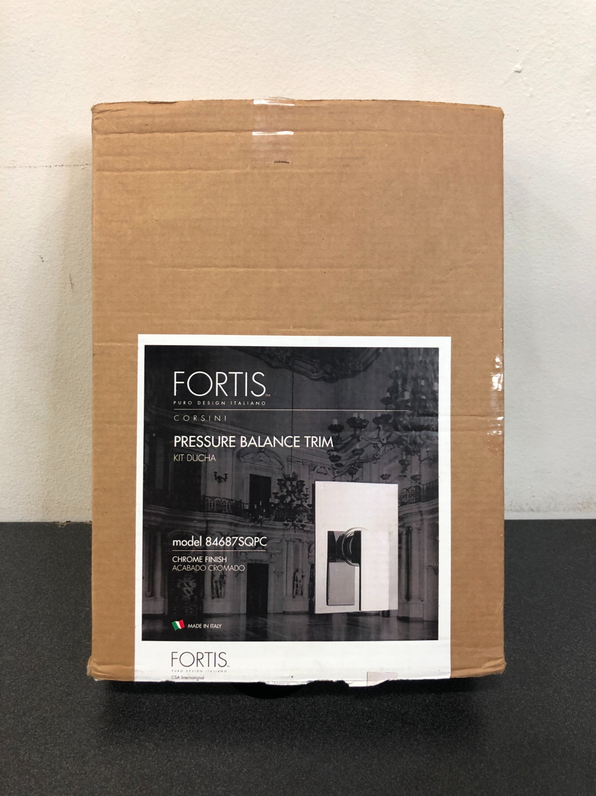 Fortis Corsini Pressure Balanced Valve Trim Only with Single Lever Handle