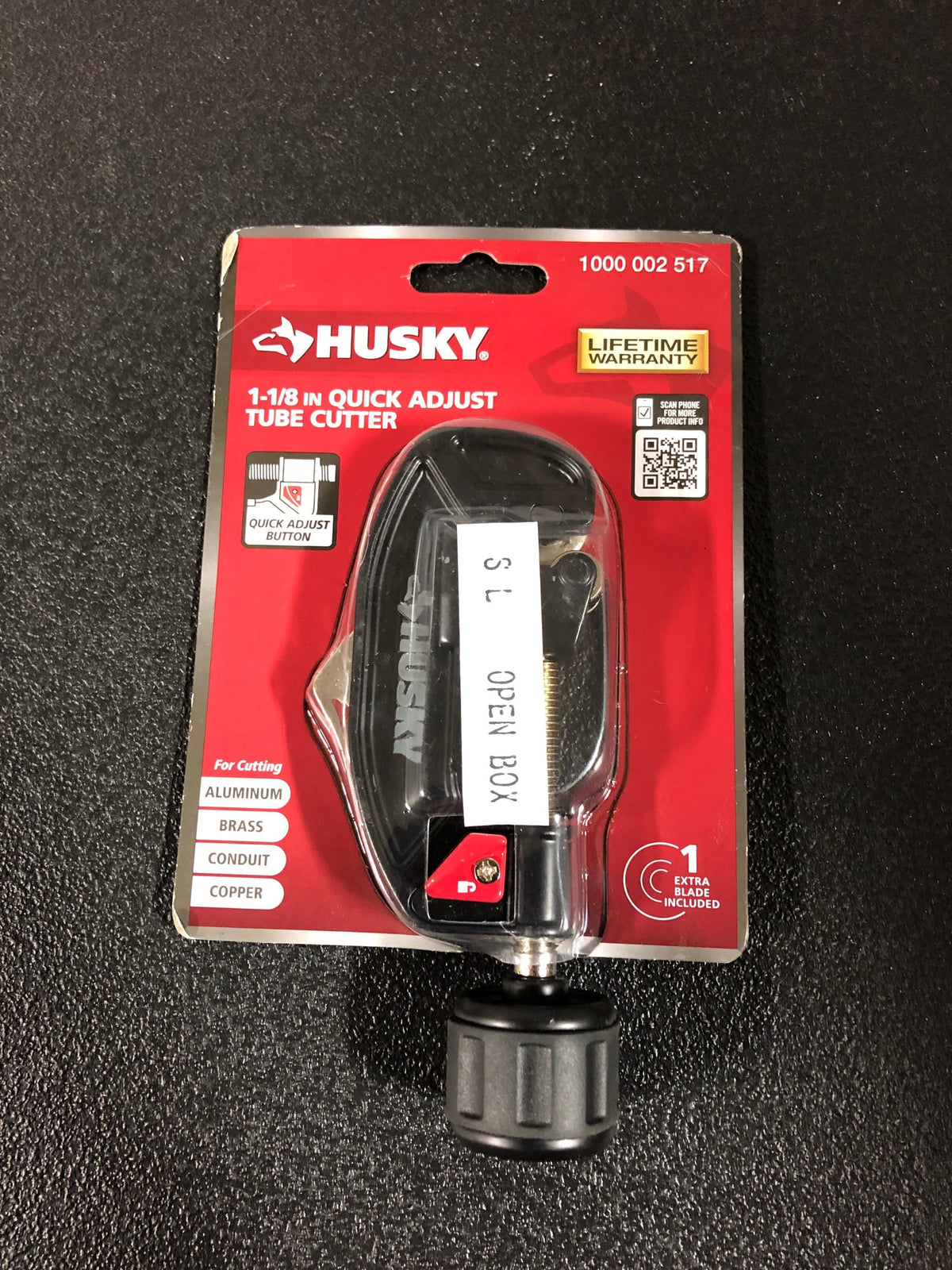 Husky 410-190-0111 1-1/8 in. Quick-Release Tubing Cutter