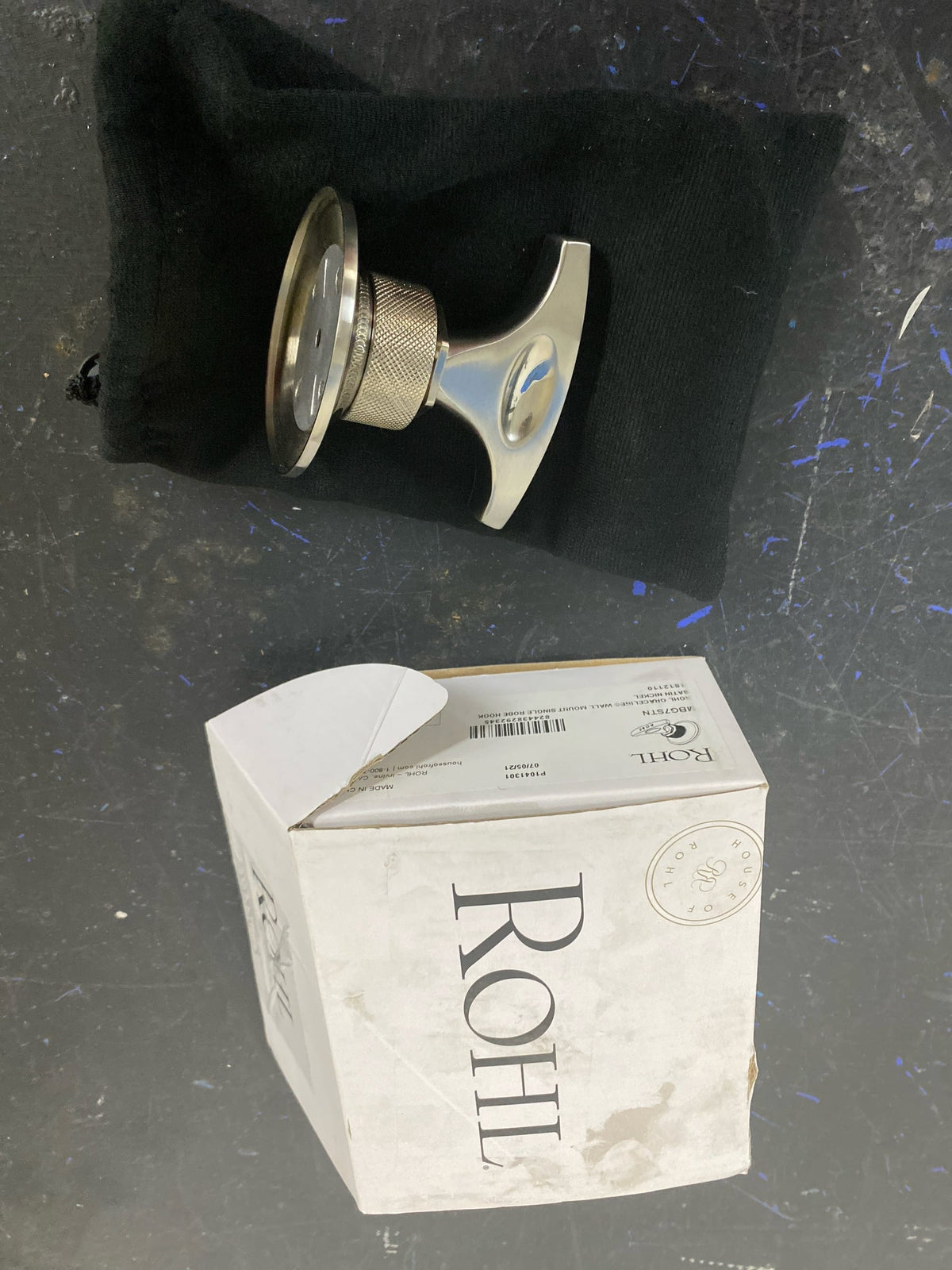 ROHL MBG7STN Bath Accessories, Satin Nickel
