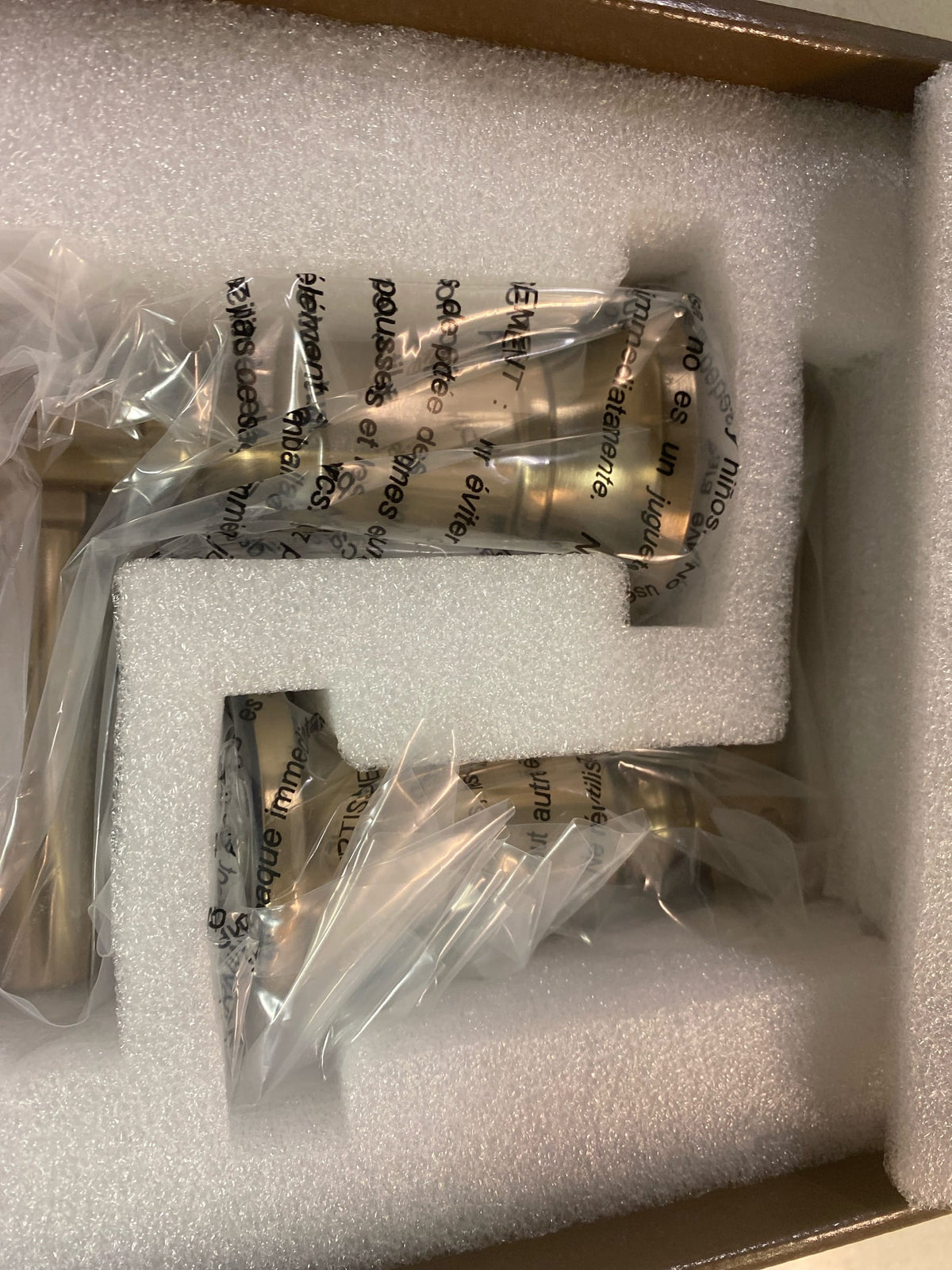 Brizo HL676-GL Invari Roman Tub Filler Lever Handle Kit - Luxe Gold