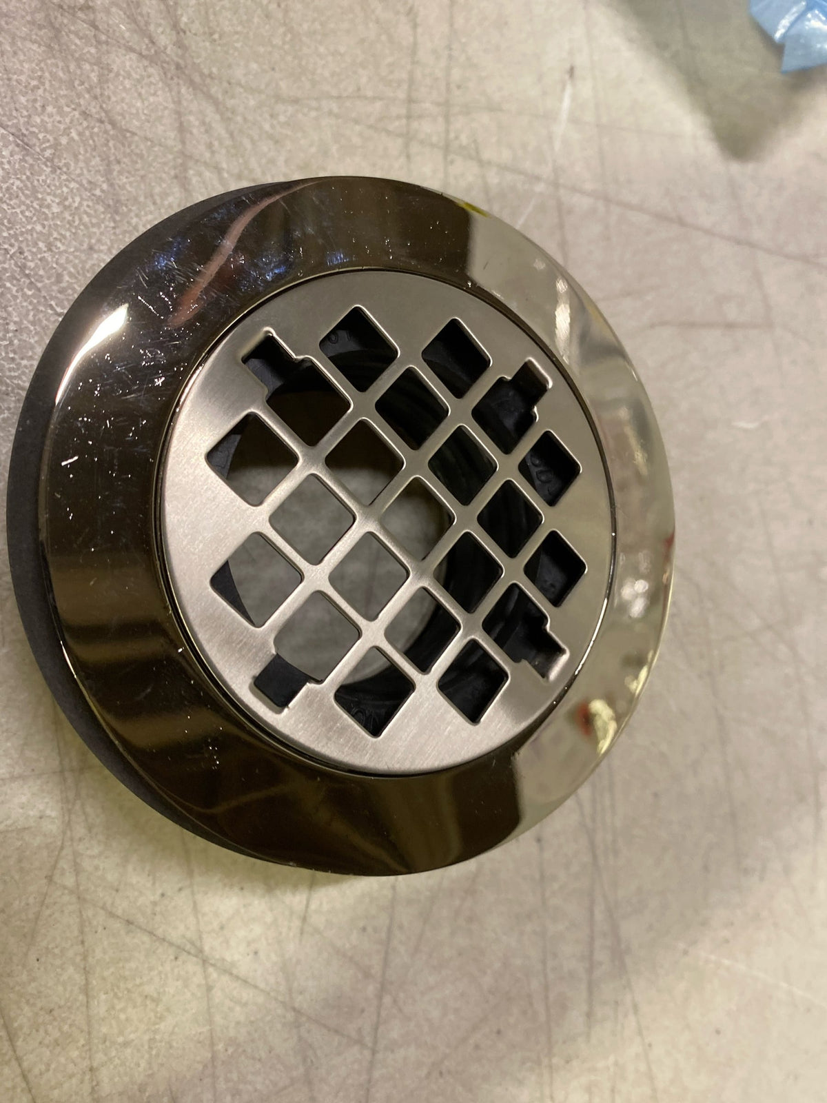 Kohler K-9132-SN 4-3/8" Round Shower Drain - Polished Nickel