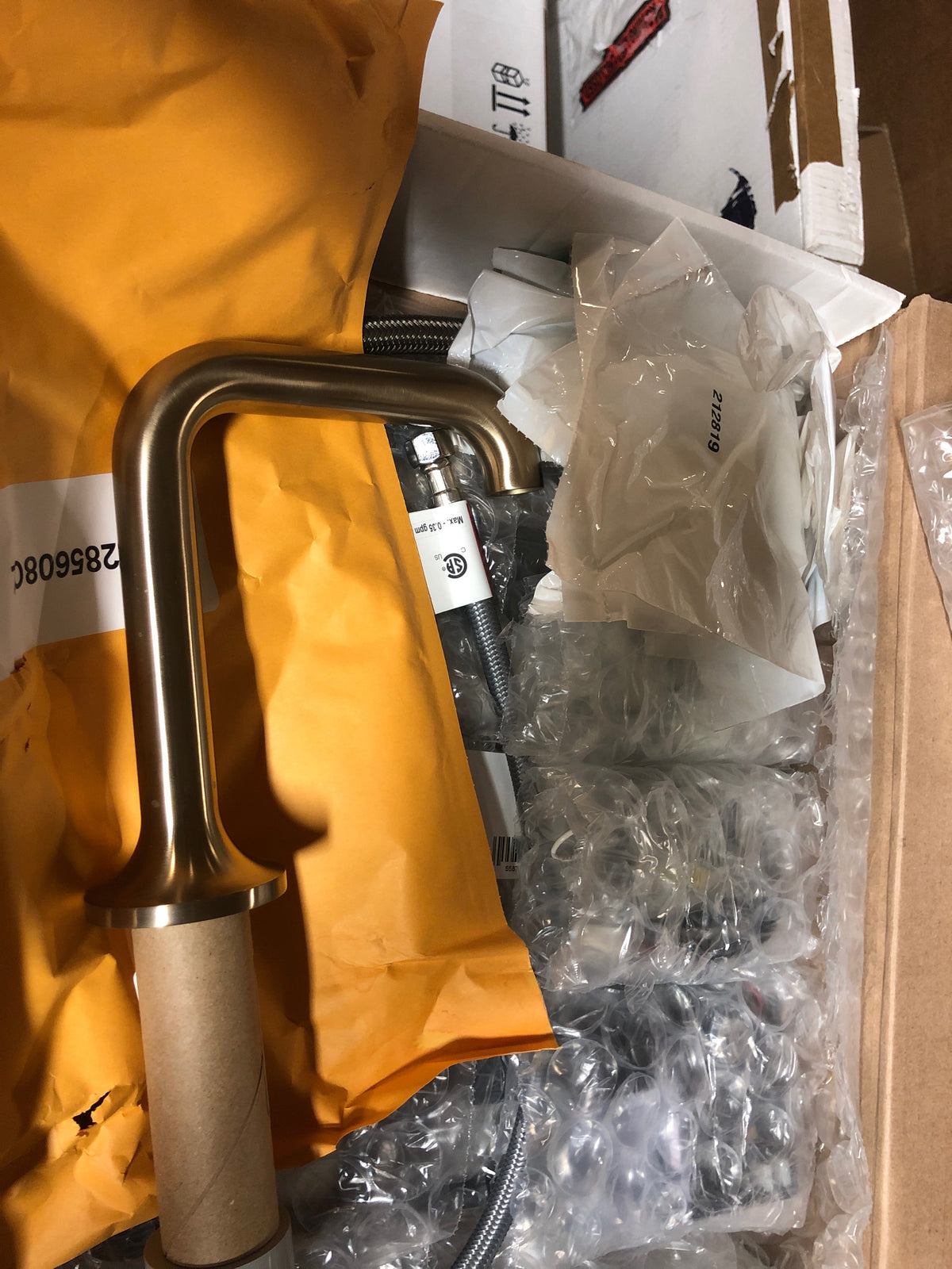 Delta 810DPA98TR-CZ 810DPA 0.35 GPM Single Hole Bathroom Faucet - Electronic Hardwire Operated Trim Only - Champagne Bronze