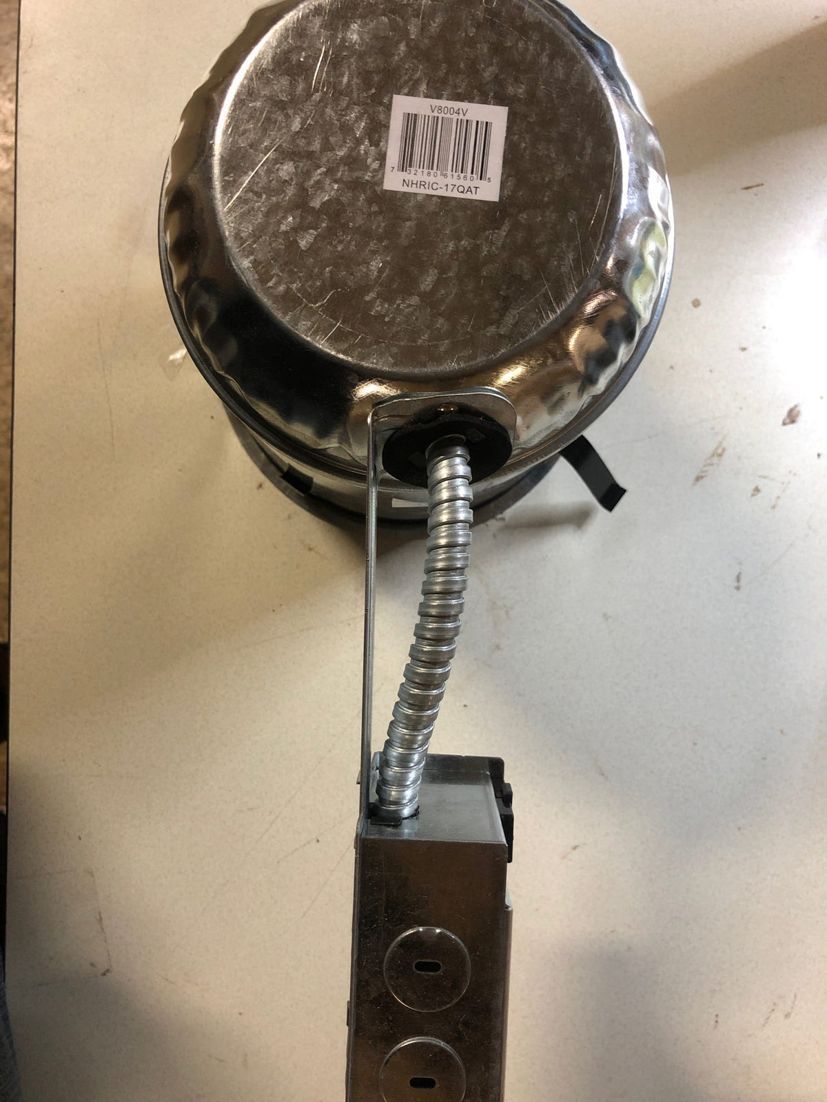 Nora Lighting NHRIC-17QAT Medium (E26) Remodel Housing for 6" Trims - IC Rated and Airtight with Adjustable Socket Bracket - N/A
