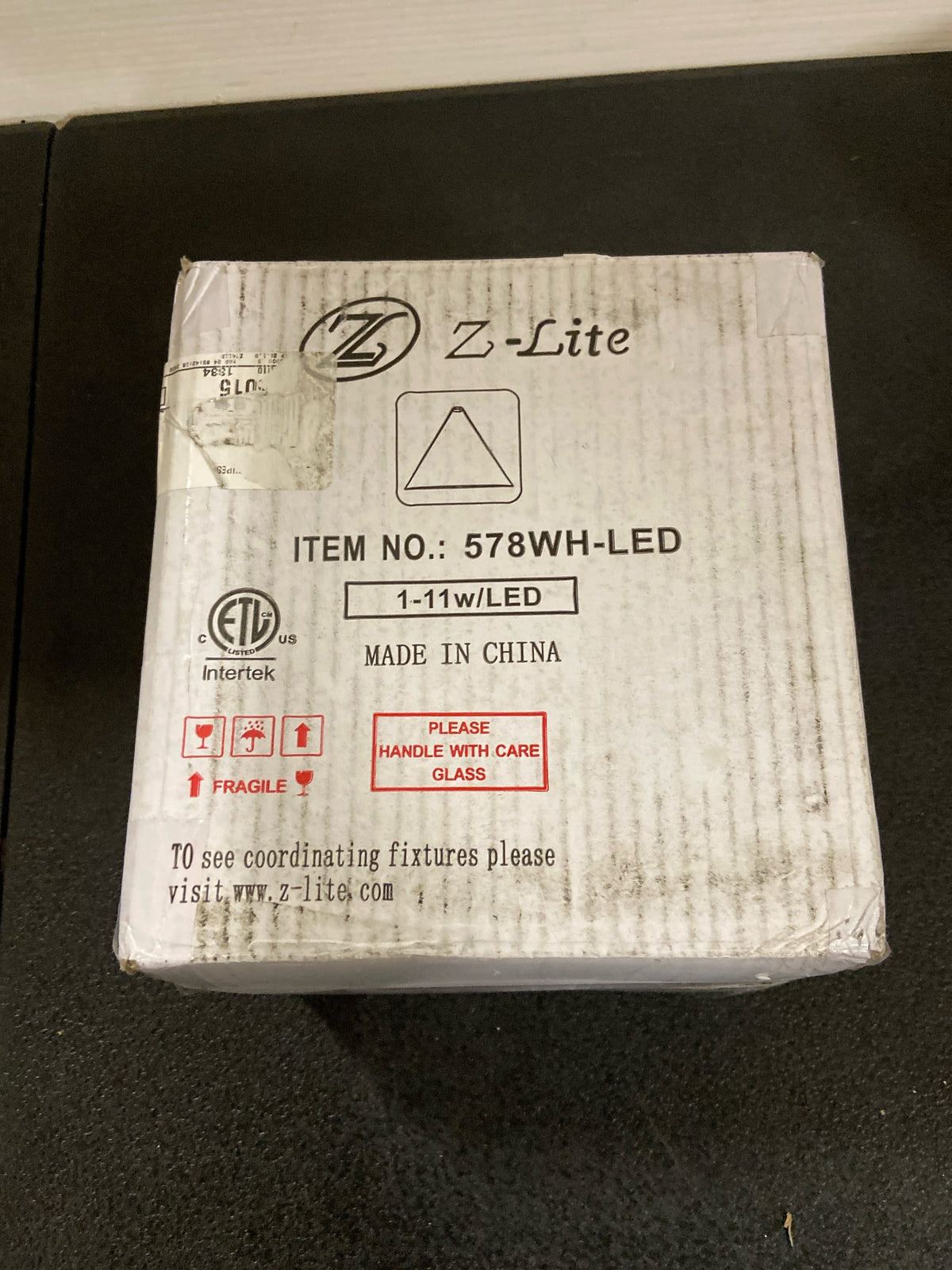 Z-Lite 578WH-LED Obelisk 6" Tall LED Wall Sconce - 2700K - White