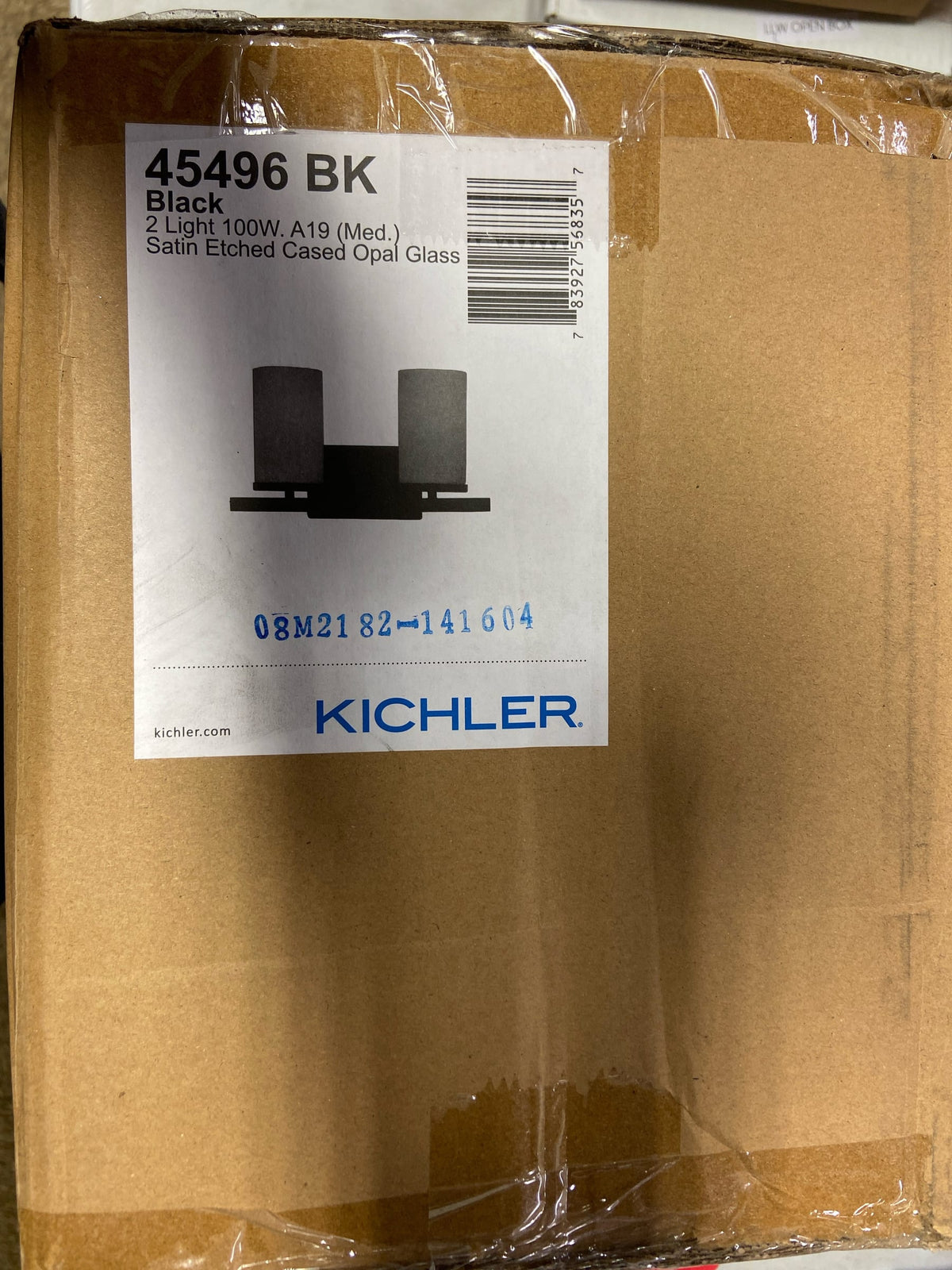 Kichler 45496BK Crosby 2 Light 16" Wide Vanity Light - Black