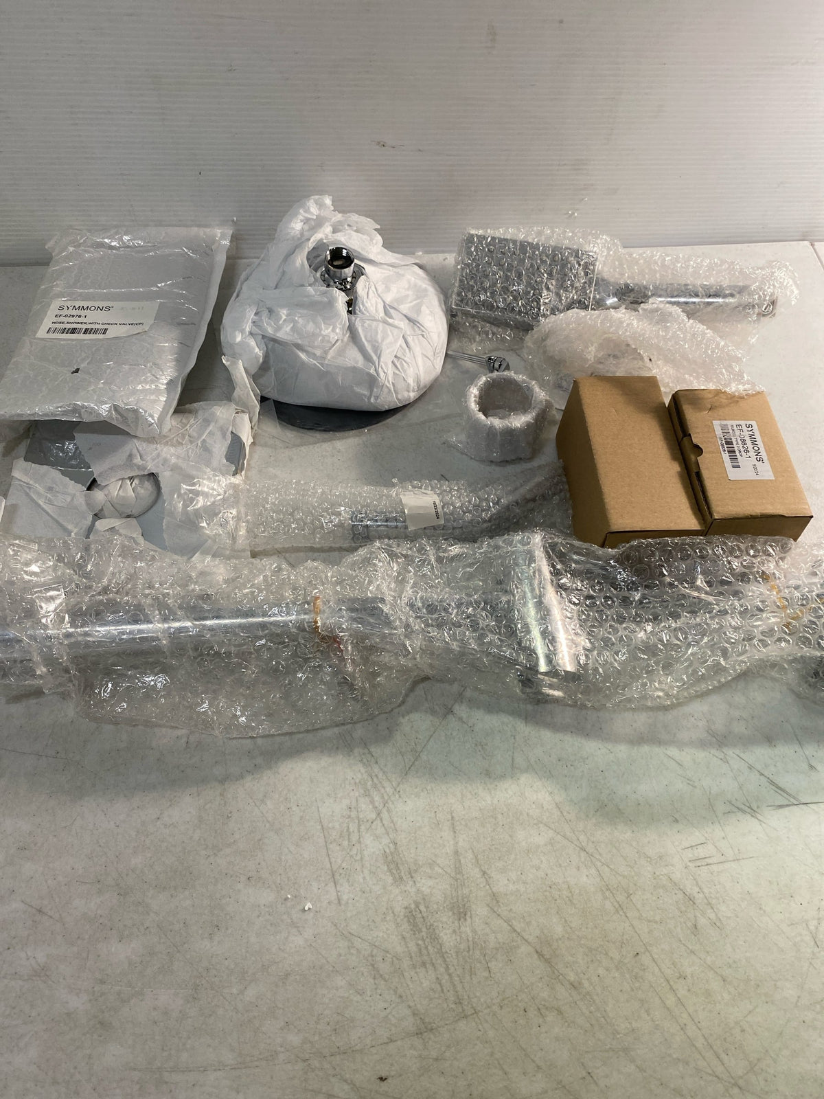 Symmons S499815TRM Verity Wall Mounted Single Handle Shower Faucet Trim Kit with Hand Spray 1.5 GPM (Valve Not Included)