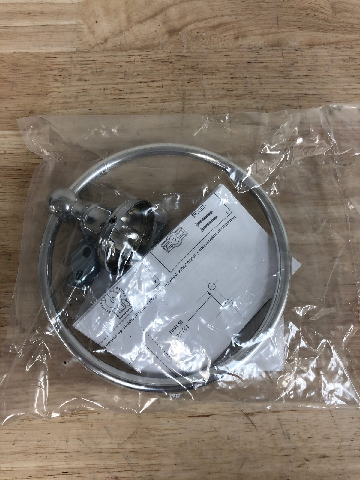 Franklin Brass 125862 Crestfield 6-3/8" Wall Mounted Towel Ring - Polished Chrome