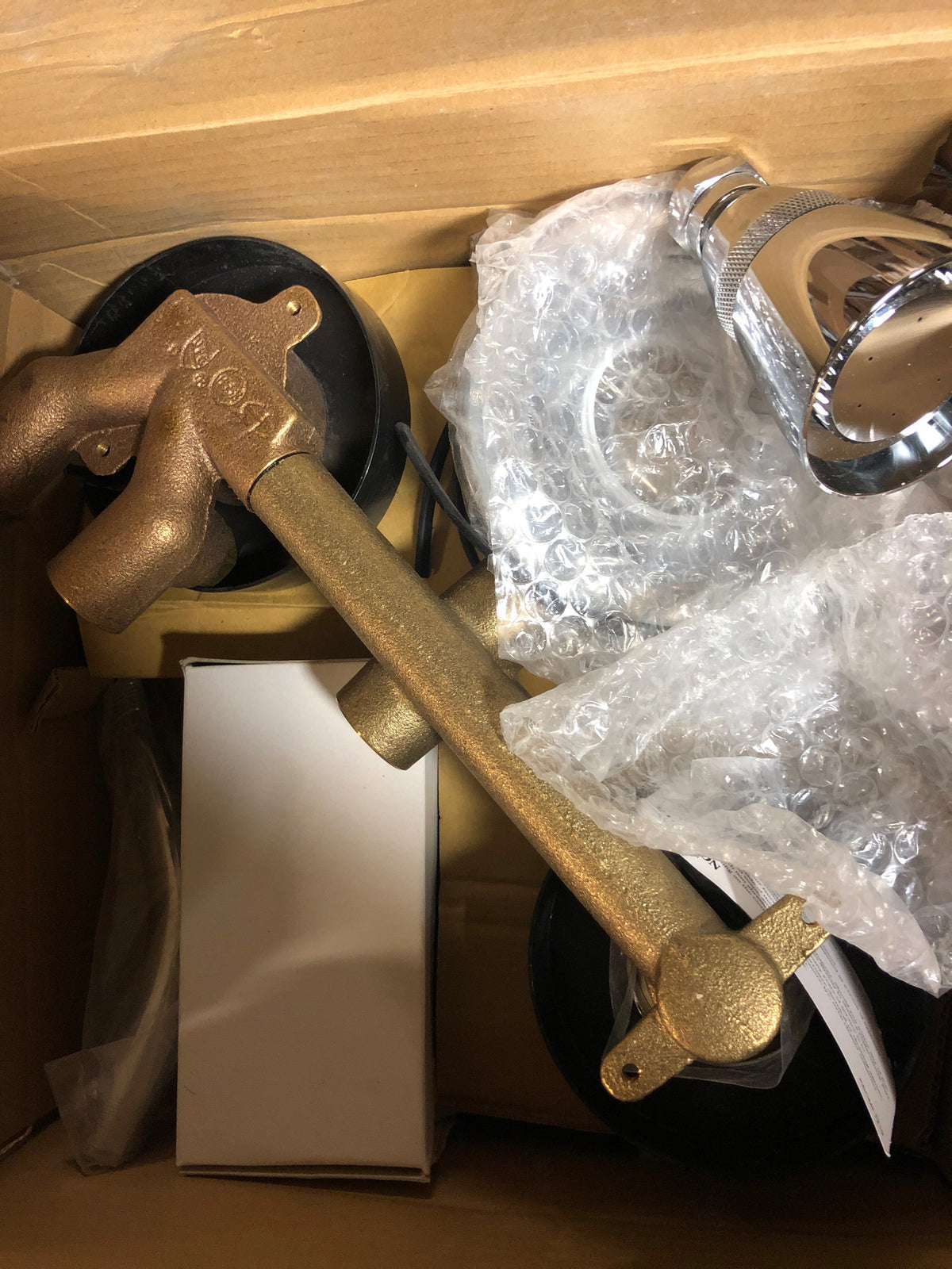 Kingston Brass KB661AX Vintage Tub and Shower Trim Package With 1.8 GPM Single Function Shower Head with Cross Handles - Polished Chrome