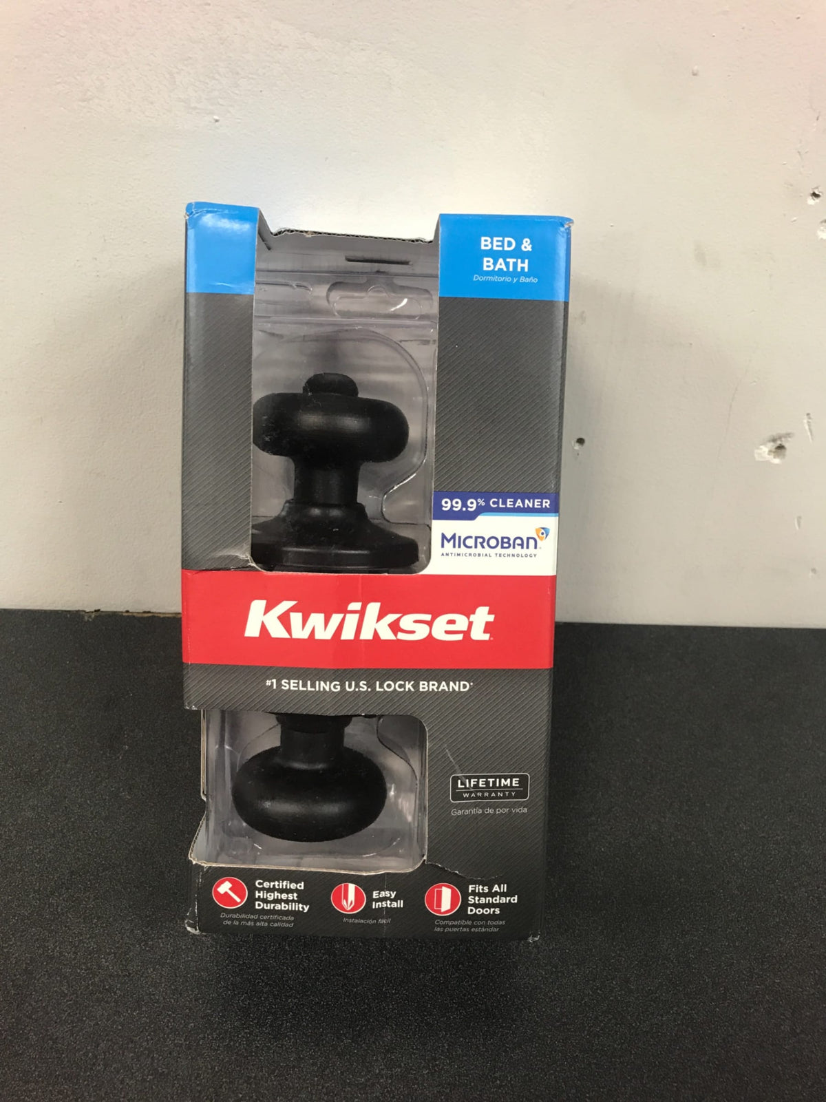 Kwikset Signatures Juno Venetian Bronze Privacy Door Knob