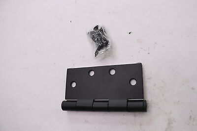 (2-Pk) Emtek Plain Bearing Heavy Hinge US19 Black 4-1/2" x 4-1/2" 9201519