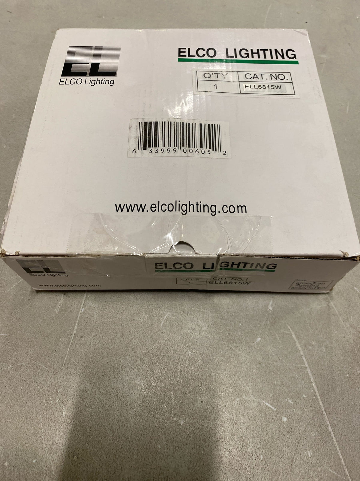 Elco ELL6815W 6" Open Recessed Trim - White
