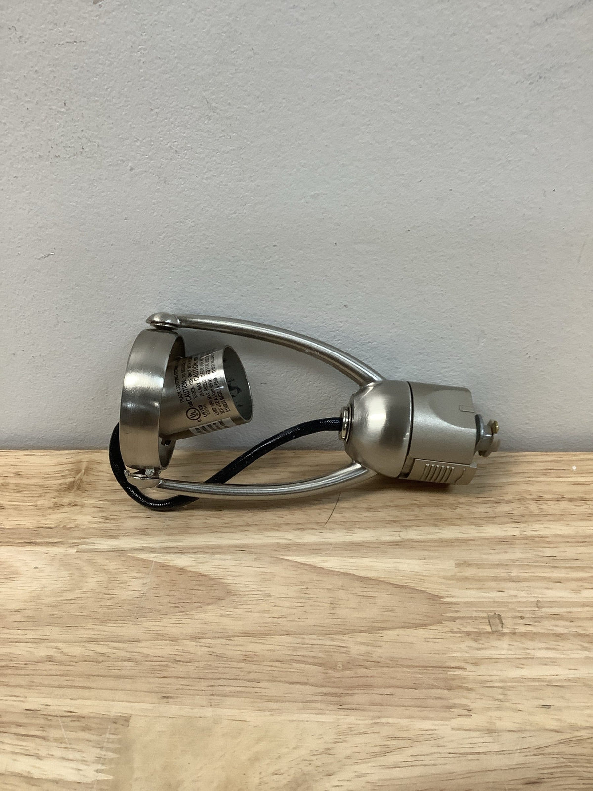 Progress lighting P6115-09WB Alpha Trak 1-Light Brushed Nickel Track Lighting Head