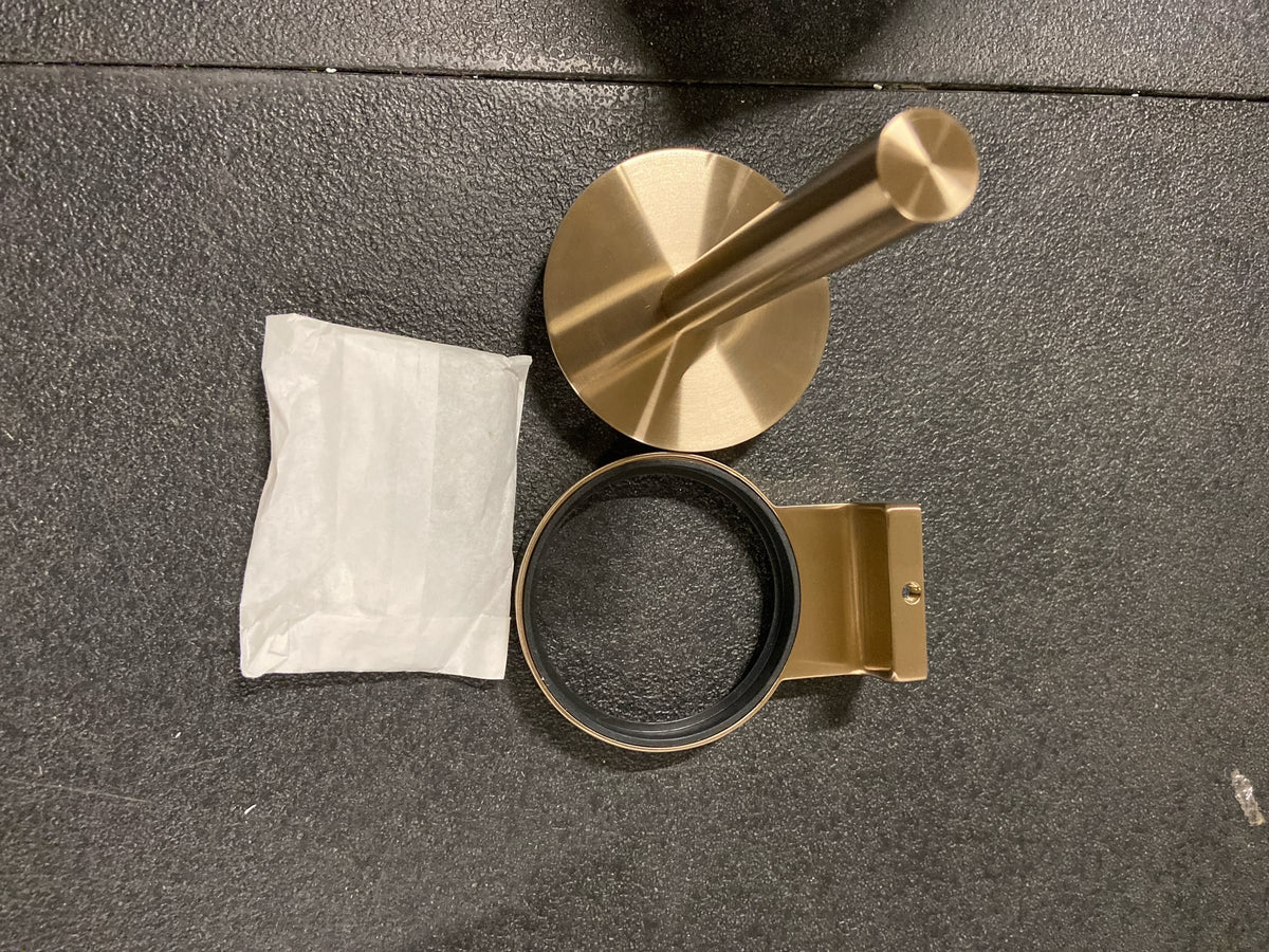 Hansgrohe 41786140 AddStoris S Metal Wall Mounted Toilet Paper Holder - Brushed Bronze