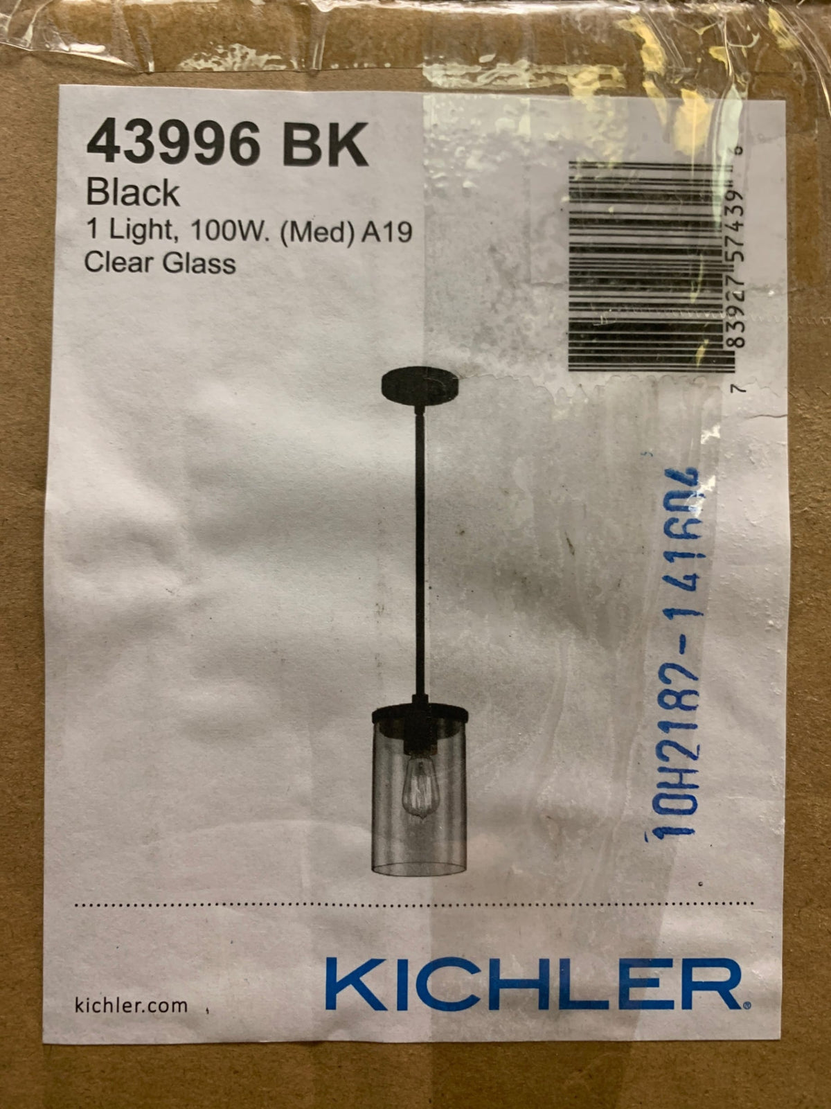 Kichler Crosby Single Light 6" Wide Mini Pendant with Clear Glass Shade