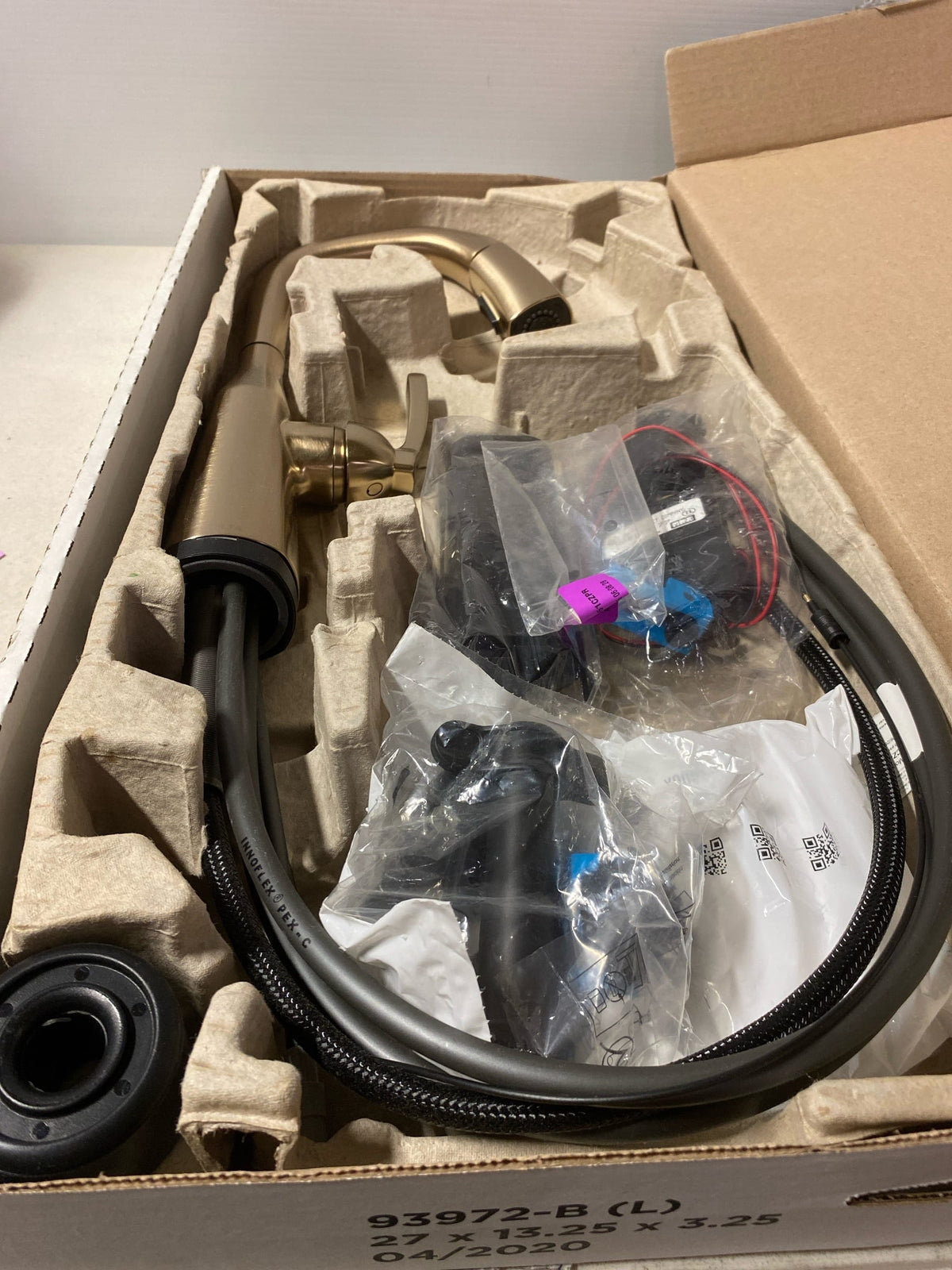 Delta 9976TL-CZ-PR-DST Stryke Gold Touch2O with Touchless Technology Single Handle Bar Faucet in Champagne Bronze