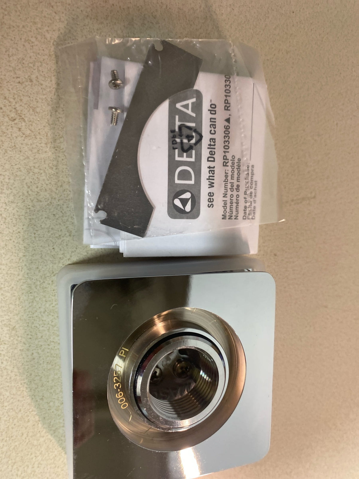 Delta RP103306PR SteamScape Transitional Square Steam Shower Head - Lumicoat Chrome