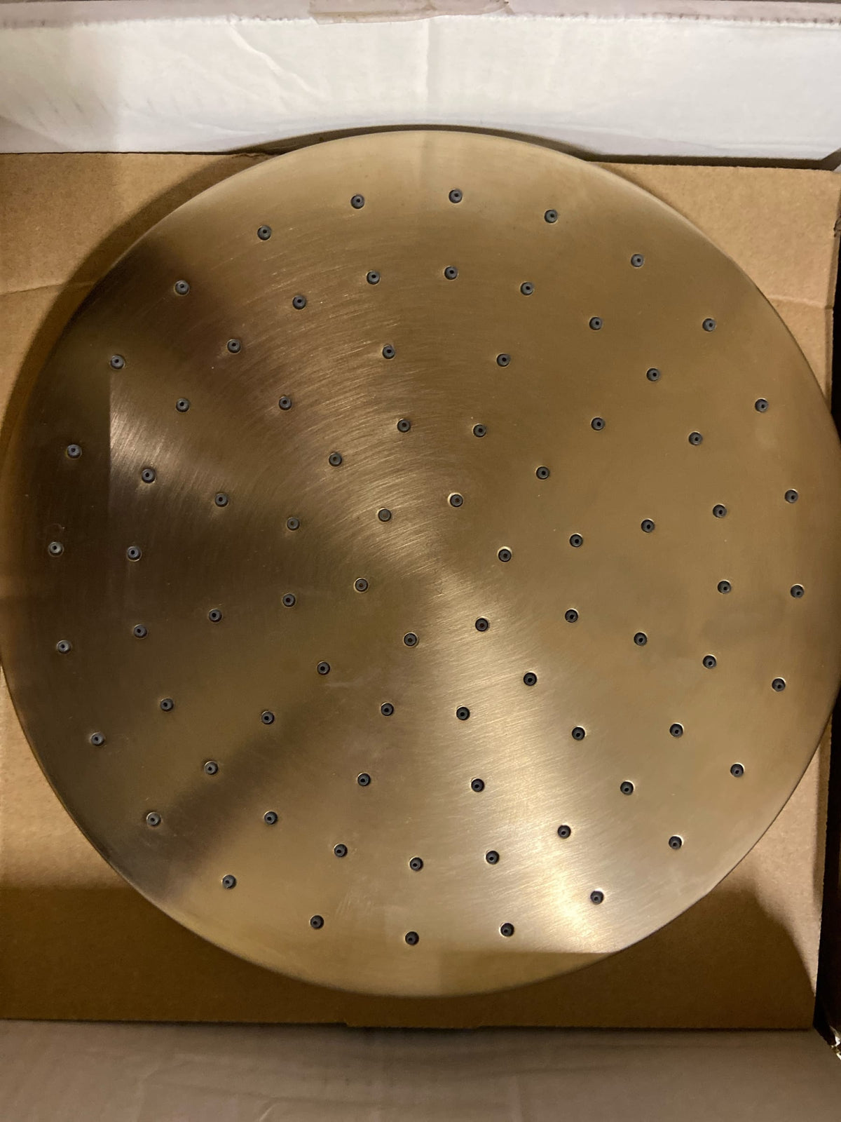 Kohler 13689-BV Contemporary Round 10" single-function rainhead, 2.5 gpm, Vibrant Brushed Bronze