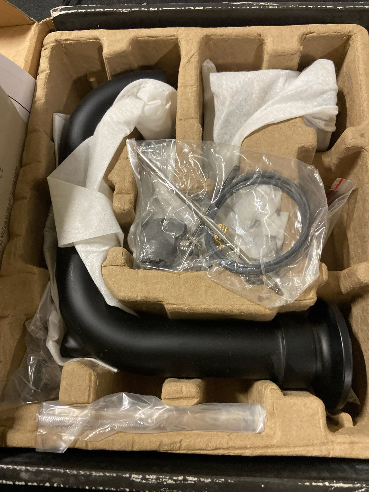 Kohler K-T35912-4-BL Castia by Studio McGee Deck Mounted Roman Tub Filler with Built-In Diverter - Matte Black