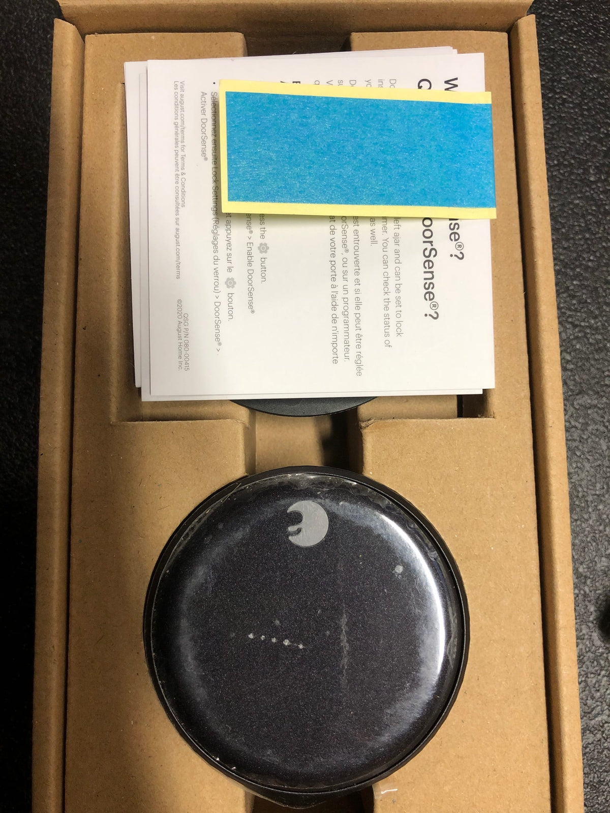 August AUG-SL05-M01-G01 August Keyless Entry Lock with WiFi Access - Matte Black