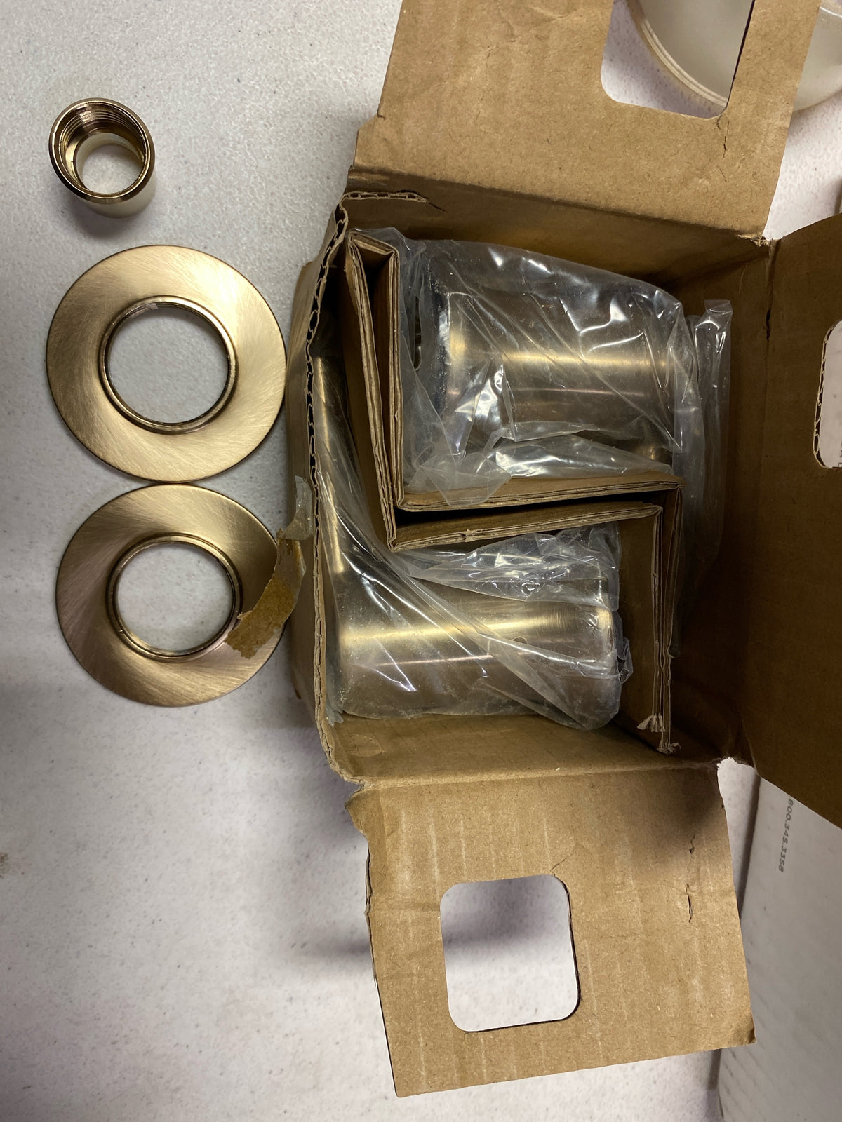 Delta T4759-CZ Trinsic Deck Mounted Roman Tub Filler - Includes Hand Shower - Champagne Bronze