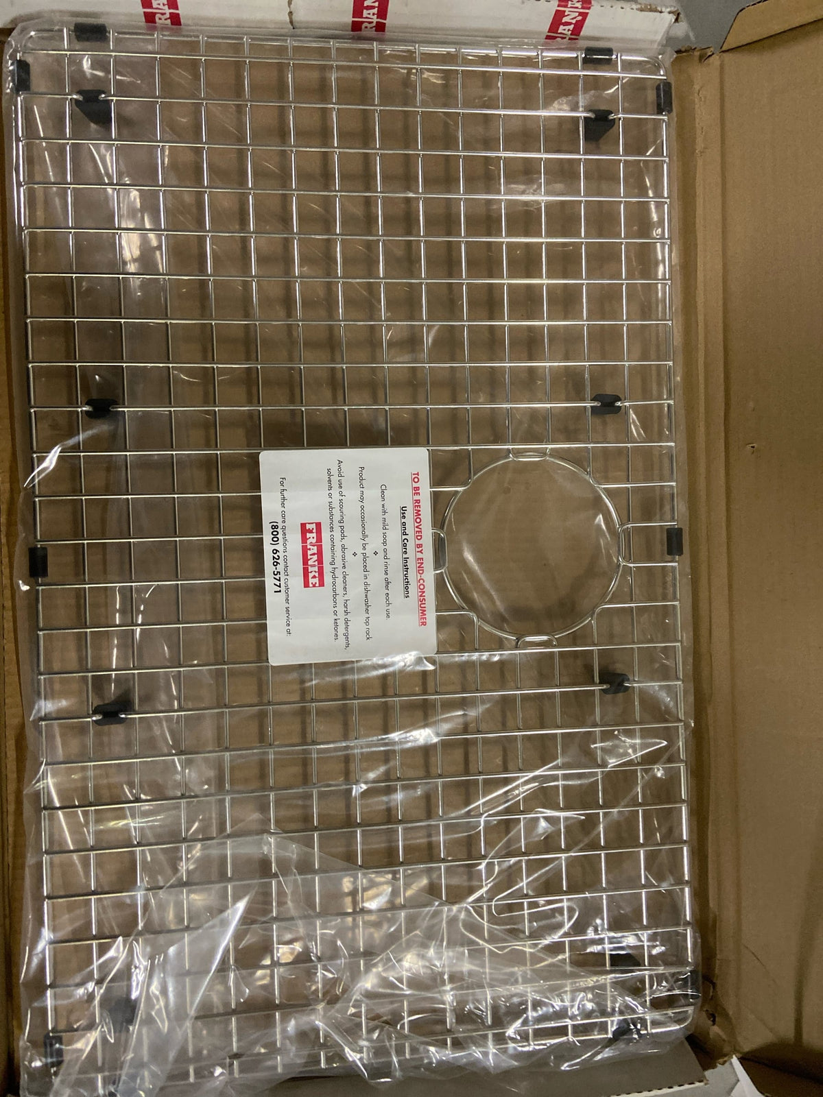 Franke CU25-36S Cube Cux11025 Bottom Sink Grid