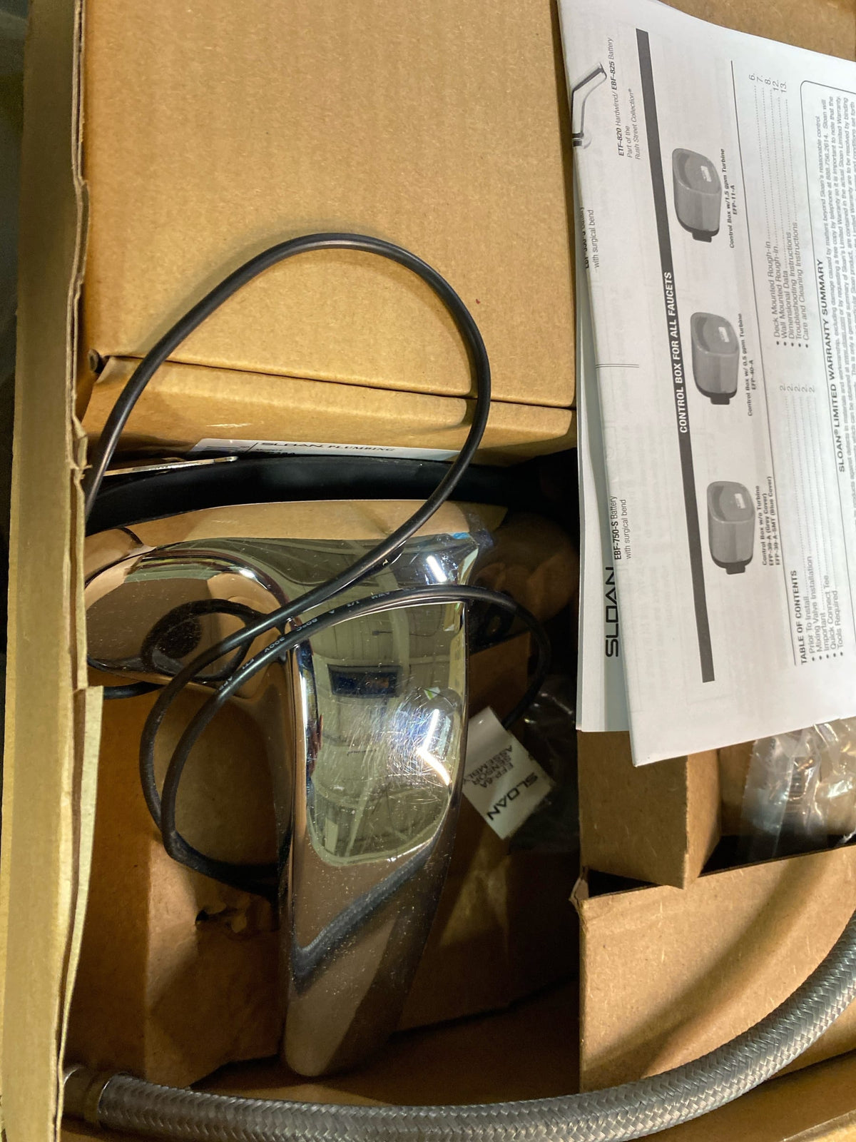 Sloan 3315025BT Optima 0.5 GPM Sensor Faucet - Polished Chrome