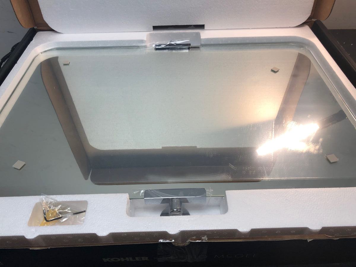 Kohler K-34969-CP Castia by Studio McGee 19-1/2" W x 29-1/2" H Transitional Rectangular Metal Frameless Bathroom Wall Mirror - Polished Chrome