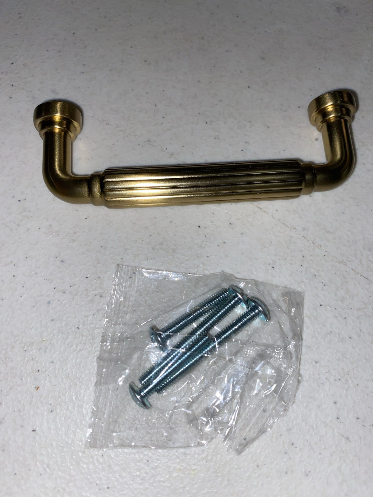 Amerock BP37702BBZ Cowrie 3-3/4 Inch Center to Center Fluted Handle Cabinet Pull - Golden Champagne