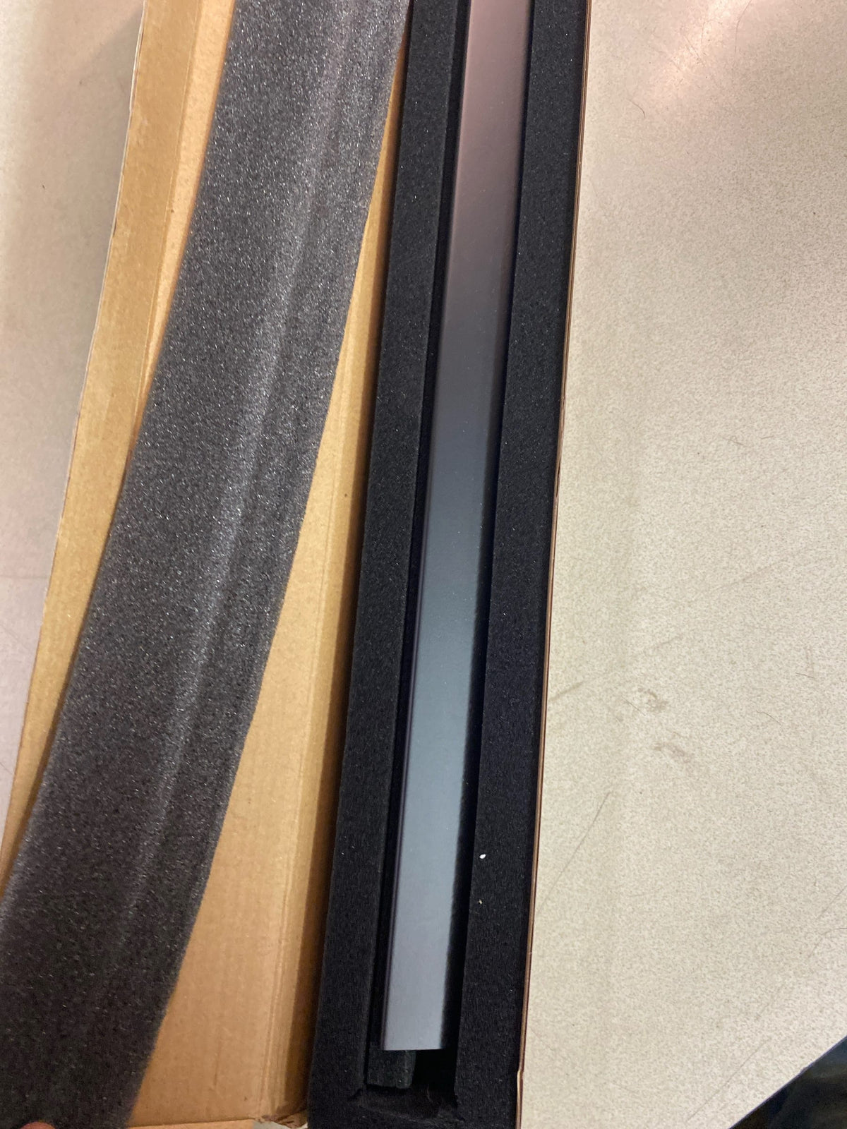 Alno D970-18-MB Tab 18" Center to Center Solid Brass Surface Mount Linear Appliance Handle / Appliance Pull - Matte Black