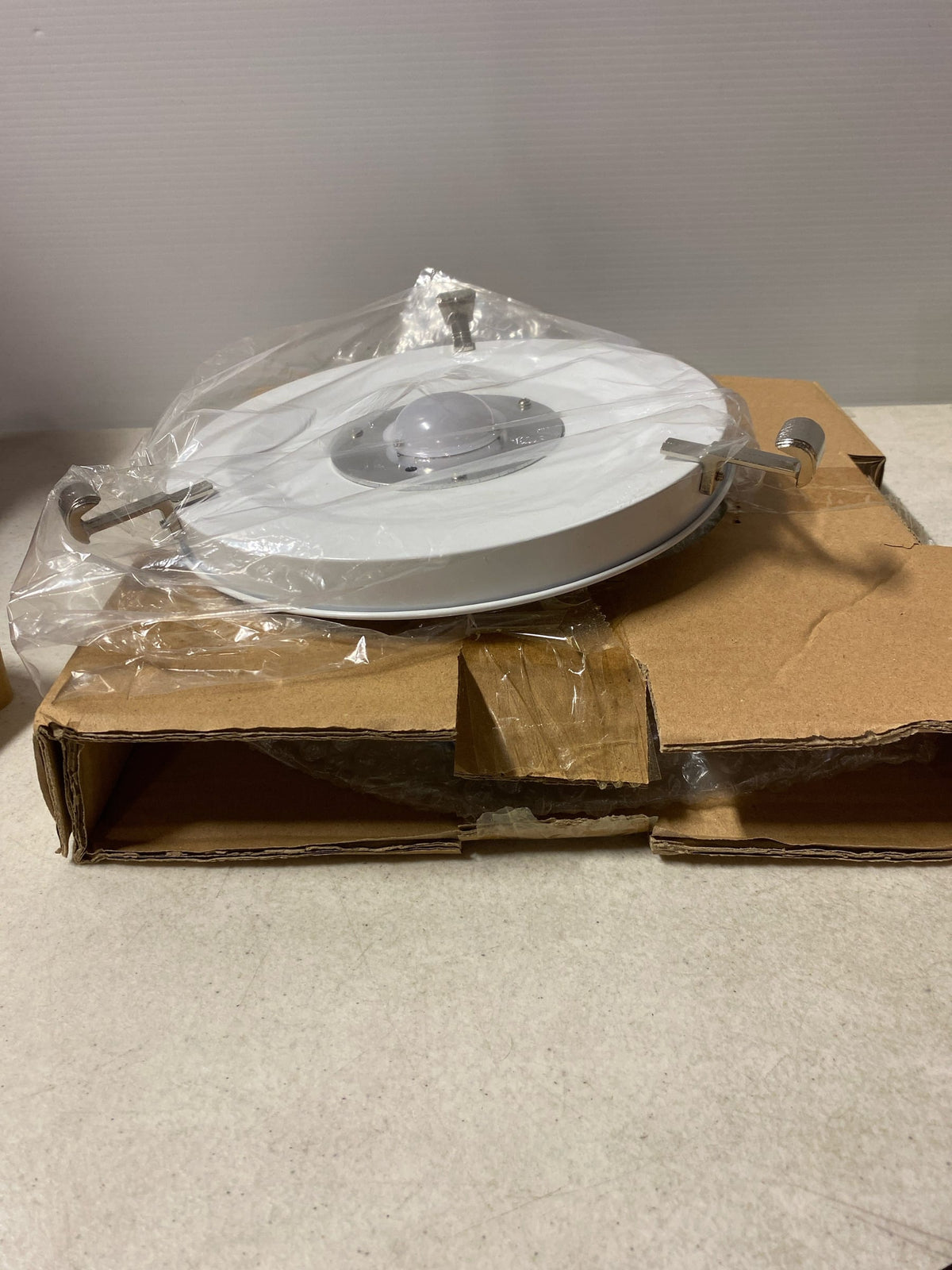 Generation Lighting 7443593S-962 12" Wide LED Flush Mount Bowl Ceiling Fixture - Brushed Nickel