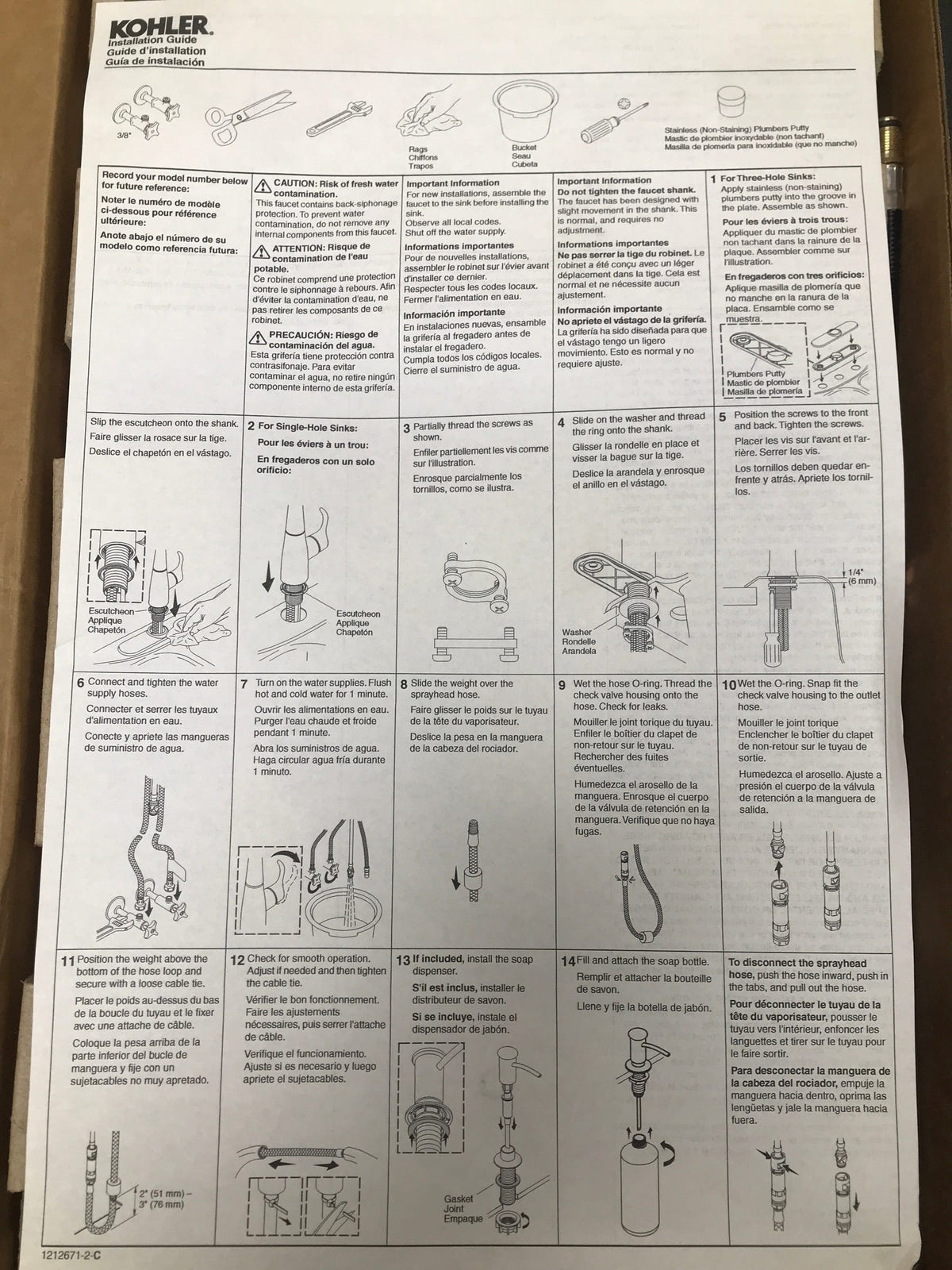 Kohler K-560-VS Bellera Pull-Down Kitchen Faucet with DockNetik Secure Docking System and Pull-Down 3-Function Sprayhead Featuring Sweep Spray Technology - Vibrant Stainless