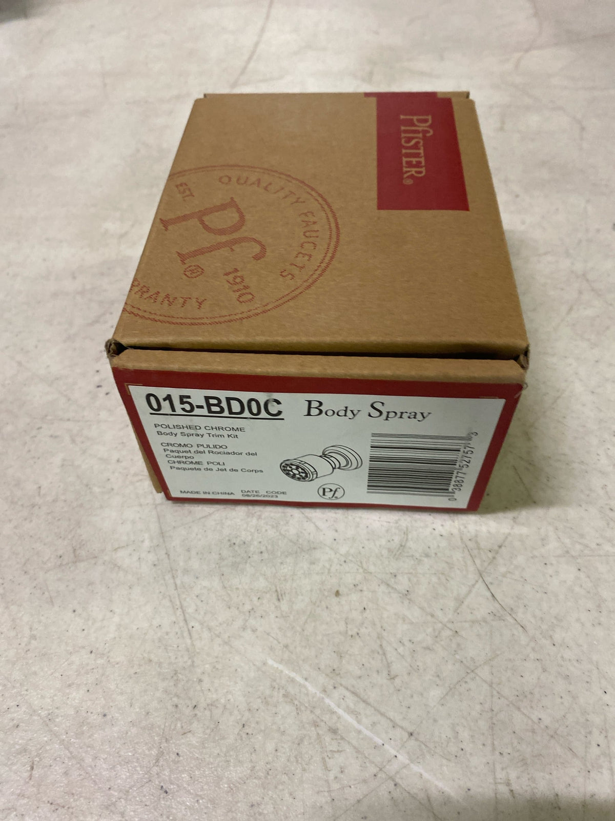 Pfister 015-BD0C Shower Body Jet Style