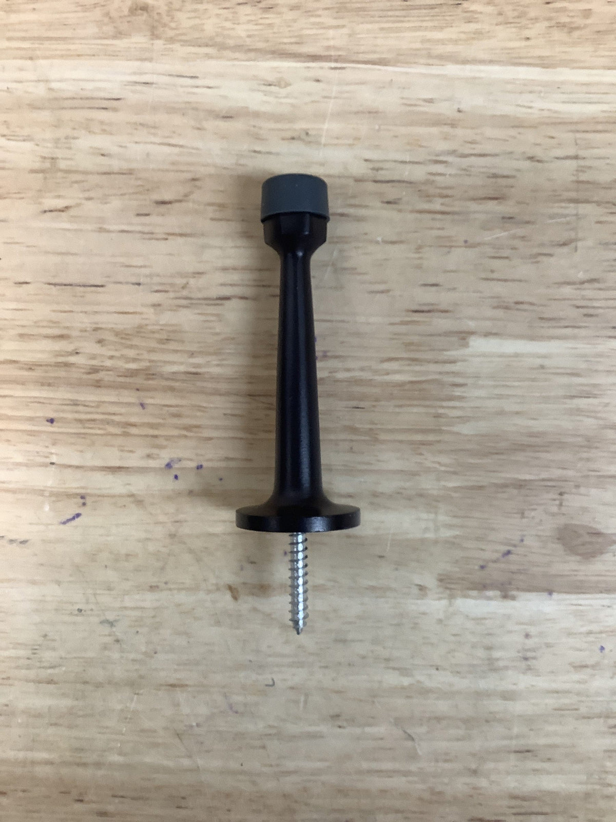 Deltana BDS30U10B 3-1/4" Solid Brass Baseboard Door Bumper - Oil Rubbed Bronze