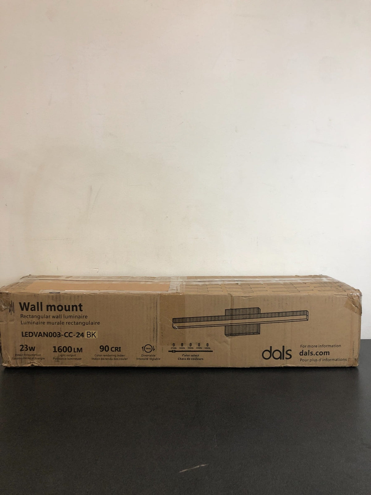 DALS Lighting 24" Wide LED Bath Bar with Selectable Color Temperature - 3000K to 5000K