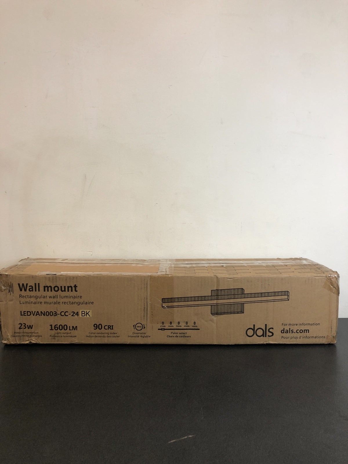DALS Lighting 24" Wide LED Bath Bar with Selectable Color Temperature - 3000K to 5000K
