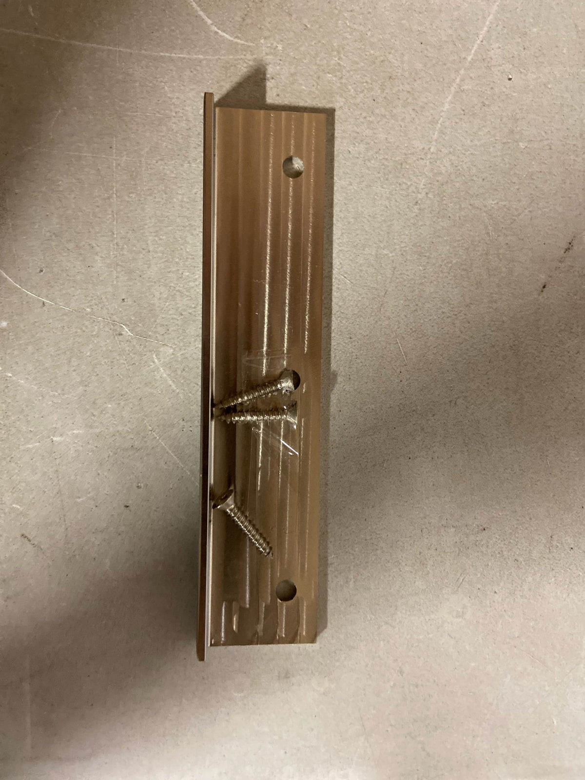 Baldwin 4621150BIN Edge Pull 4 Inch Center to Center Finger Cabinet Pull from the Estate Collection - Satin Nickel