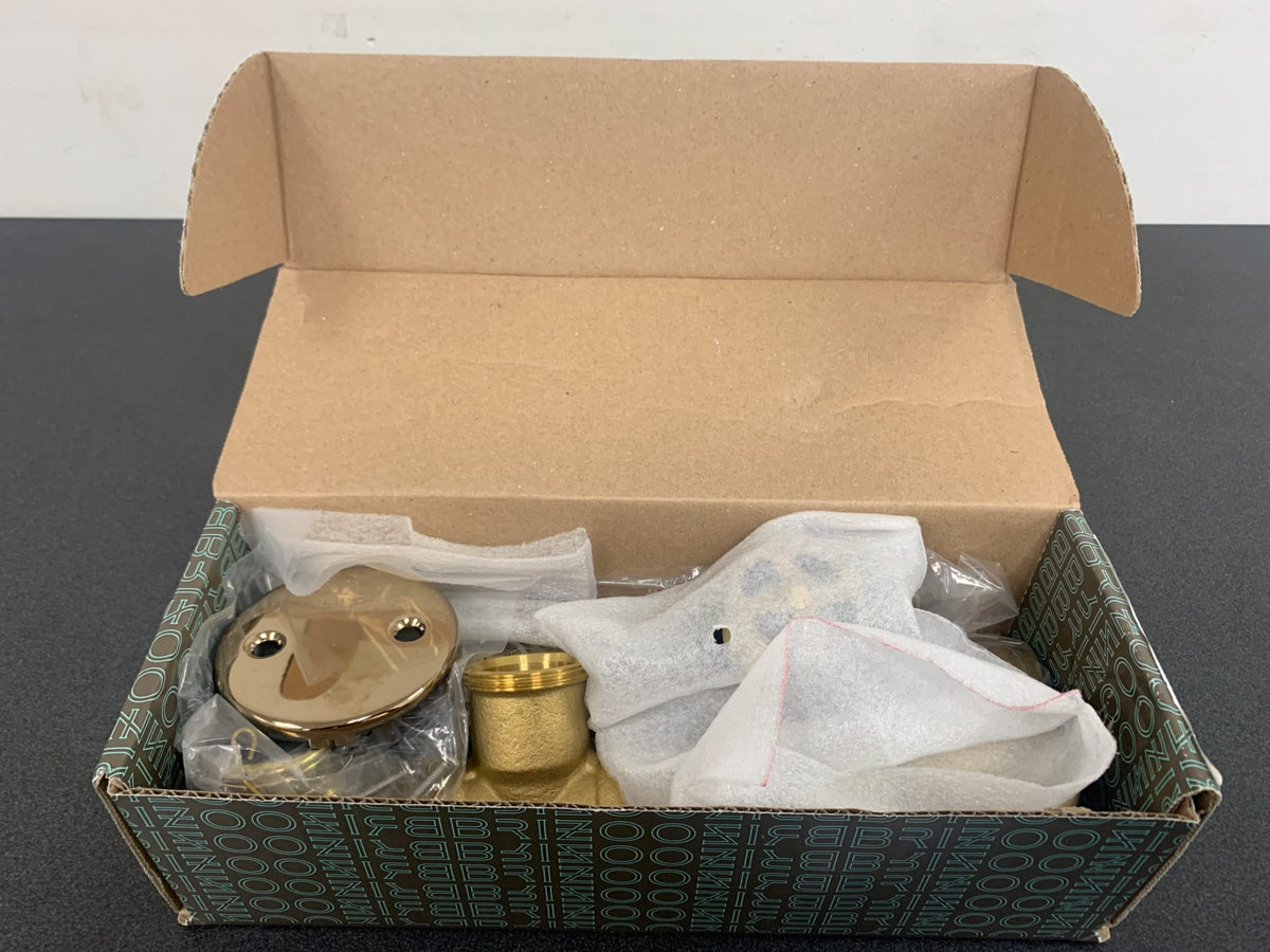 Brizo RP43140PG Toe-Operated Tub Waste Drain Only - Polished Gold
