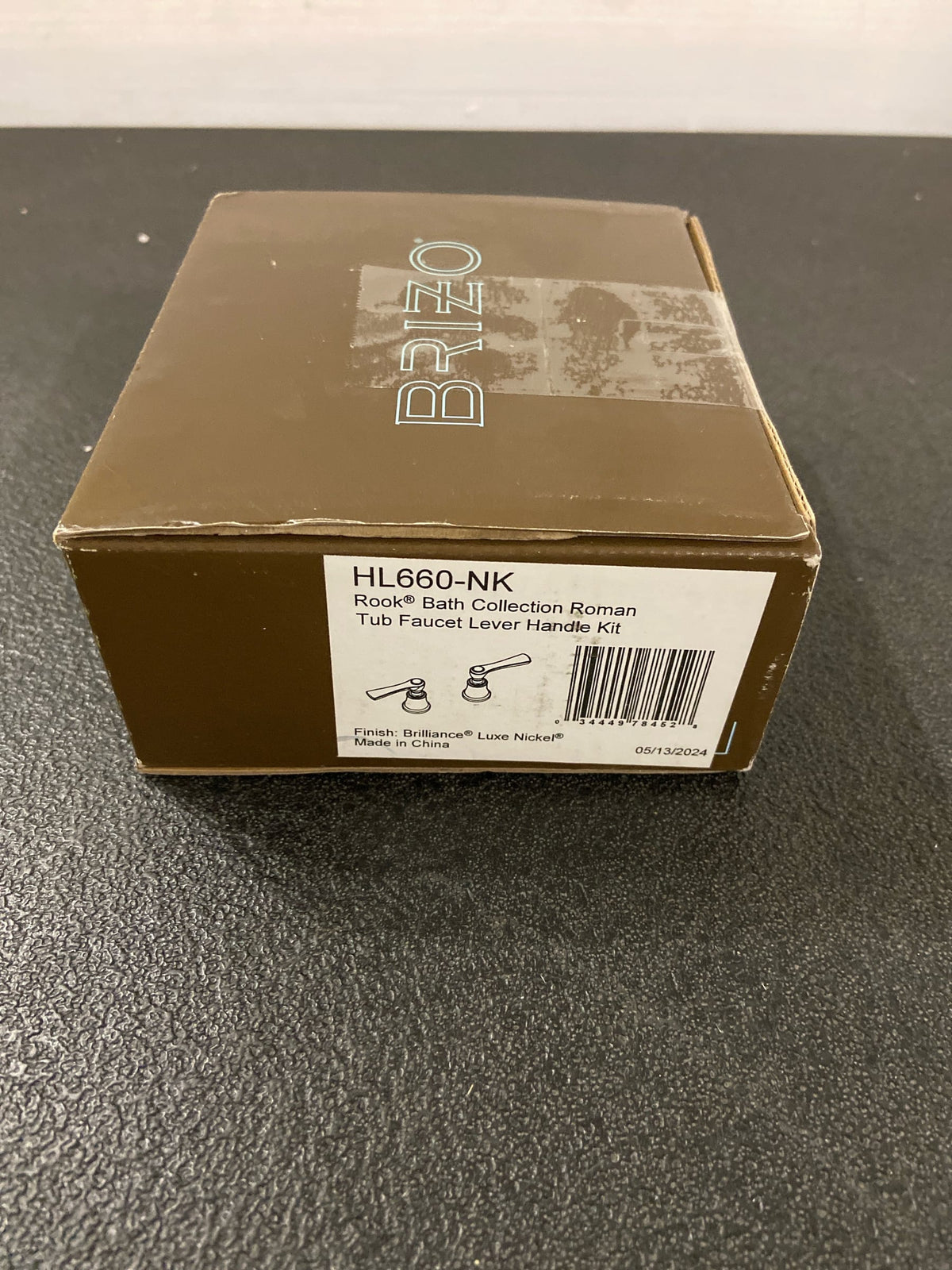 Brizo HL660-NK Rook Roman Tub Lever Handle Kit - Luxe Nickel