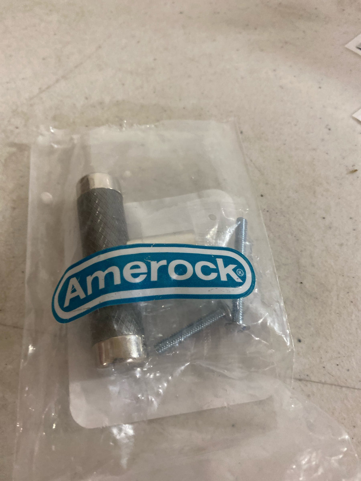 Amerock BP36556PNGM Bronx 2-5/8 Inch Bar Cabinet Knob - Polished Nickel / Gunmetal
