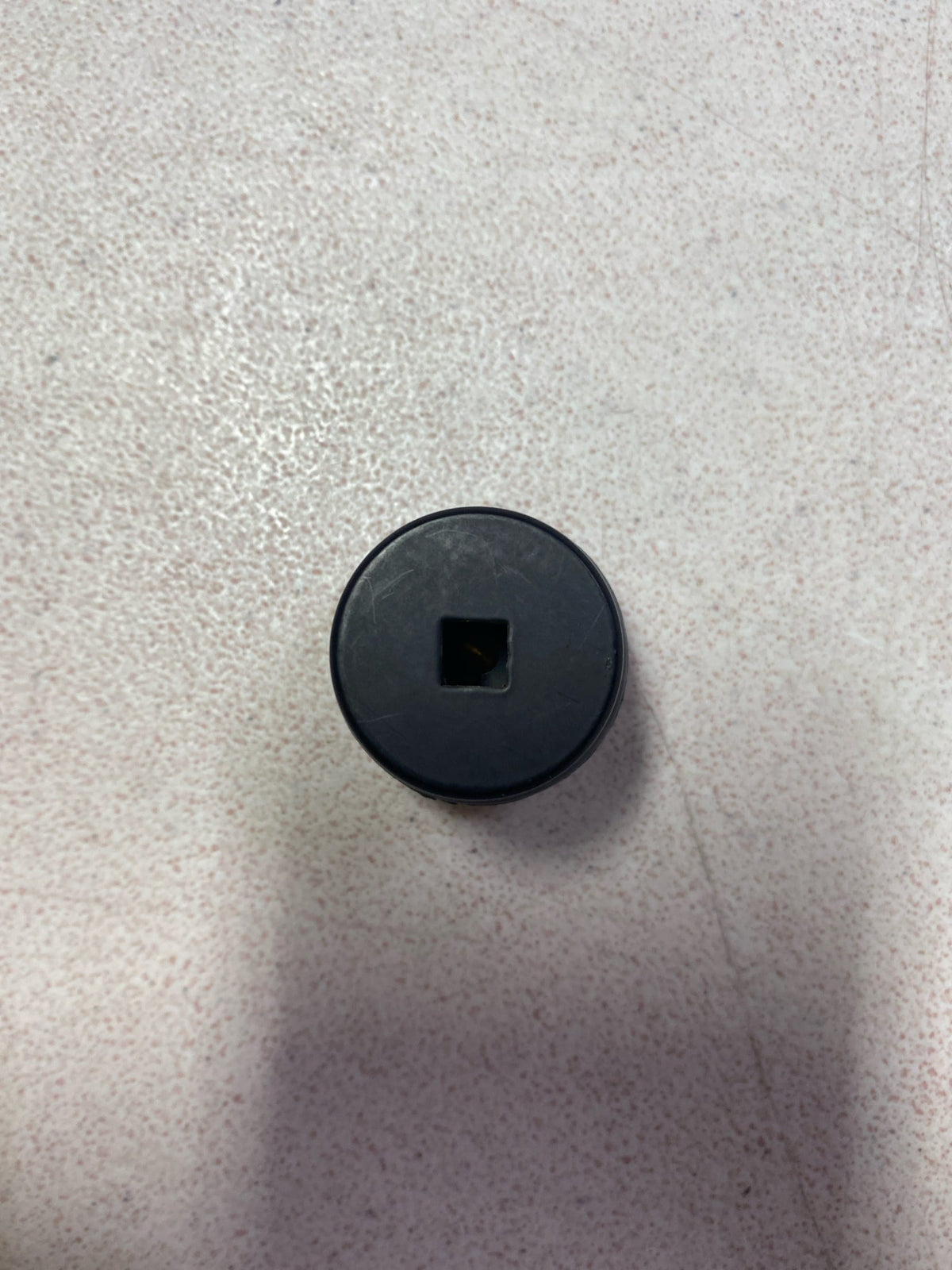 Emtek 2257us19 1.5 in. cylinder floor bumper, flat black