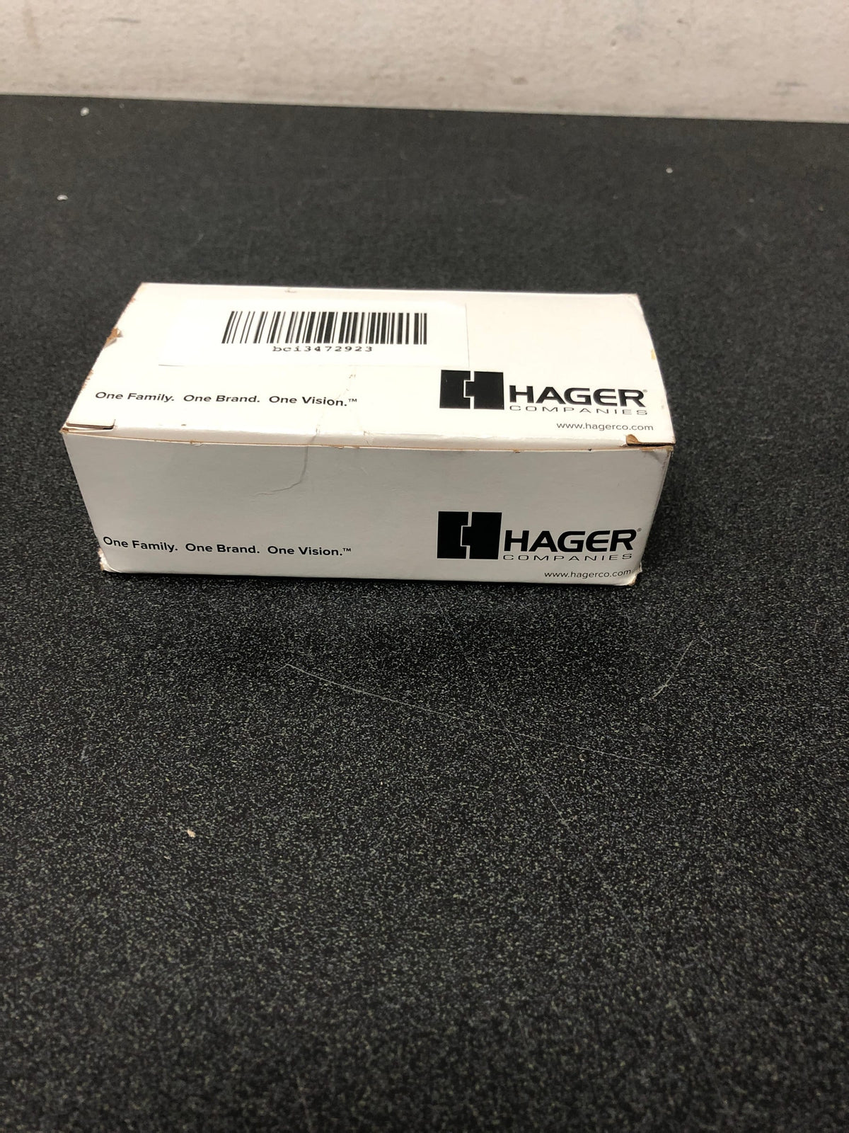 Hager 1191432D 4 Inch x 4 Inch Square Corner Plain Bearing Mortise Hinge - Single Hinge - Satin Stainless Steel