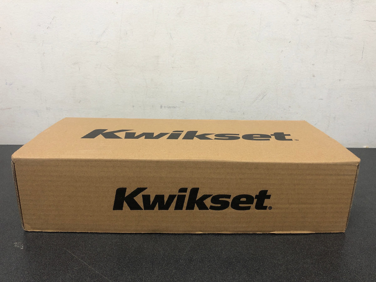 Kwikset 819SCELIP-514 San Clemente Dummy Handleset, Exterior Only - Matte Black