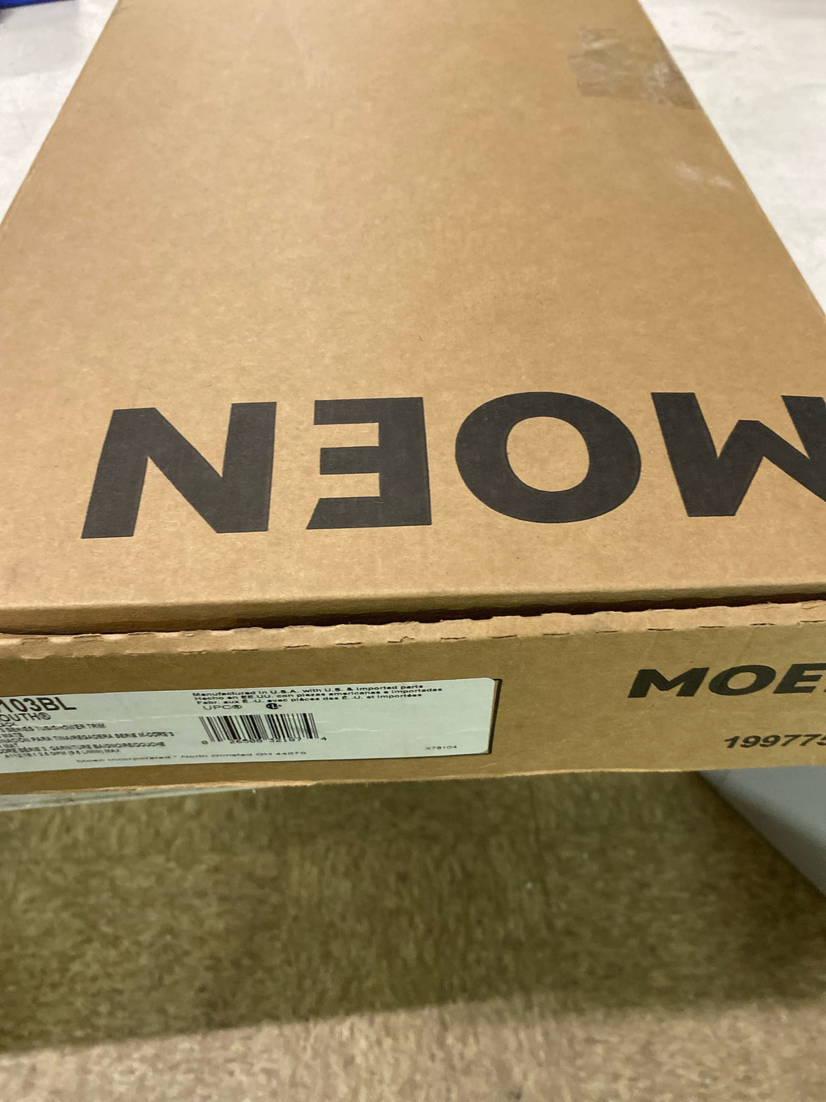 Moen UTS33103BL Weymouth M-CORE 3-Series 1-Handle Tub and Shower Trim Kit, Valve Required, Matte Black