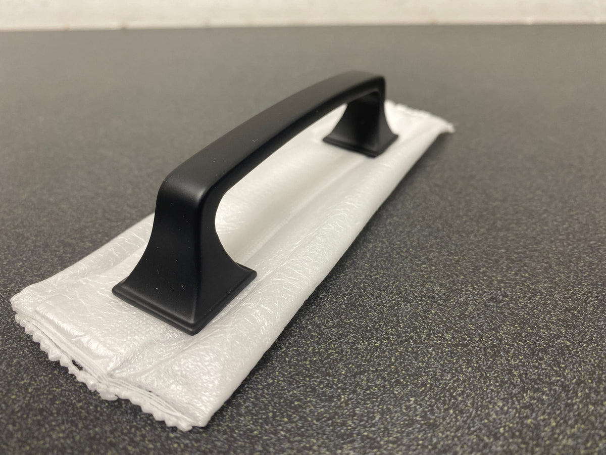 Amerock BP36775FB Ville 3-3/4 Inch Center to Center Handle Cabinet Pull - Matte Black