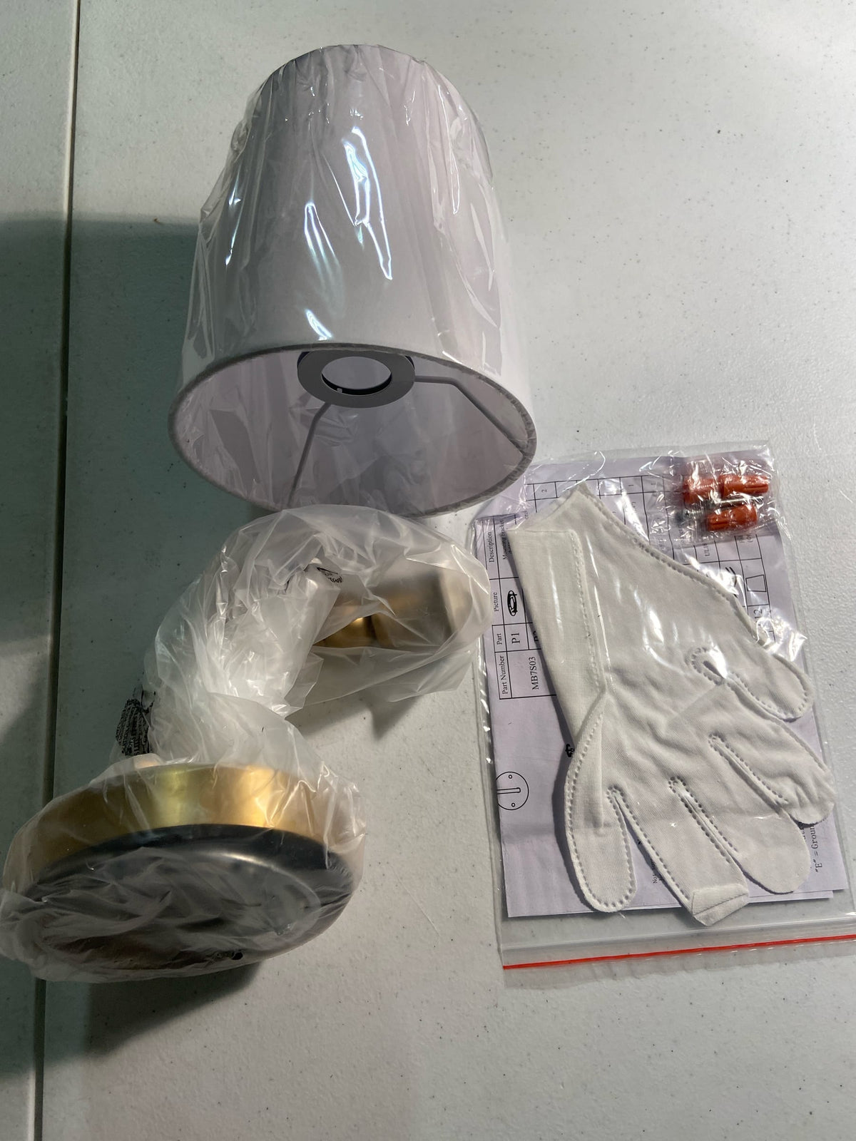 Elegant Lighting LD7322W6SG Senna 12" Tall Bathroom Sconce - Satin Gold
