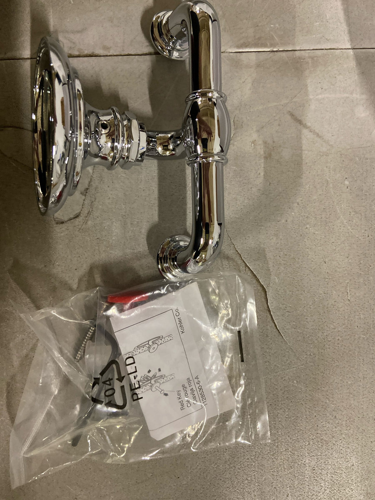 Kohler K-72572-CP Artifacts Double Robe Hook - Polished Chrome