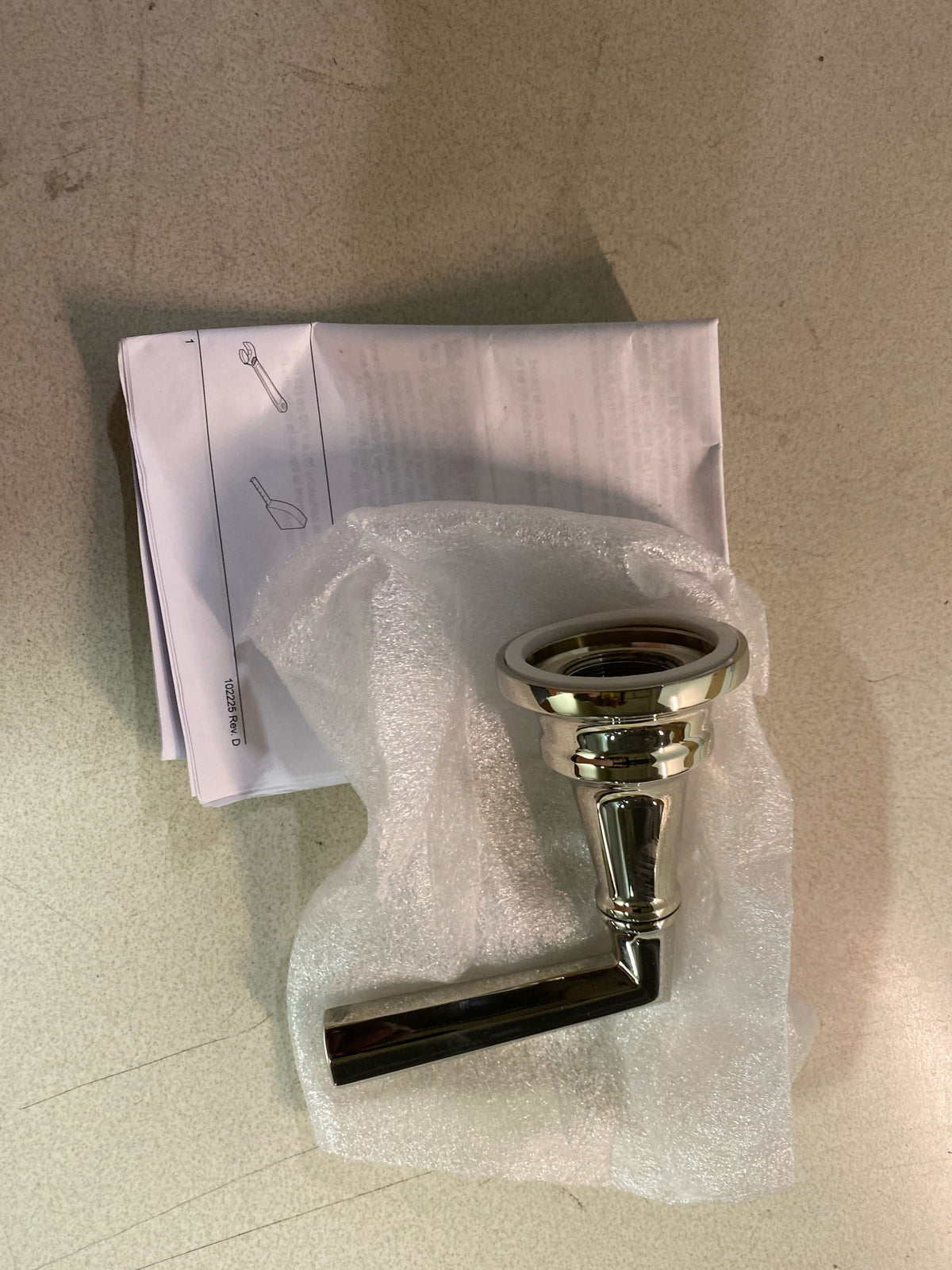 Brizo T66665-PN Beauclere Sensori Single Handle Volume Control Valve Trim with Lever Handle - Less Rough In - Brilliance Polished Nickel