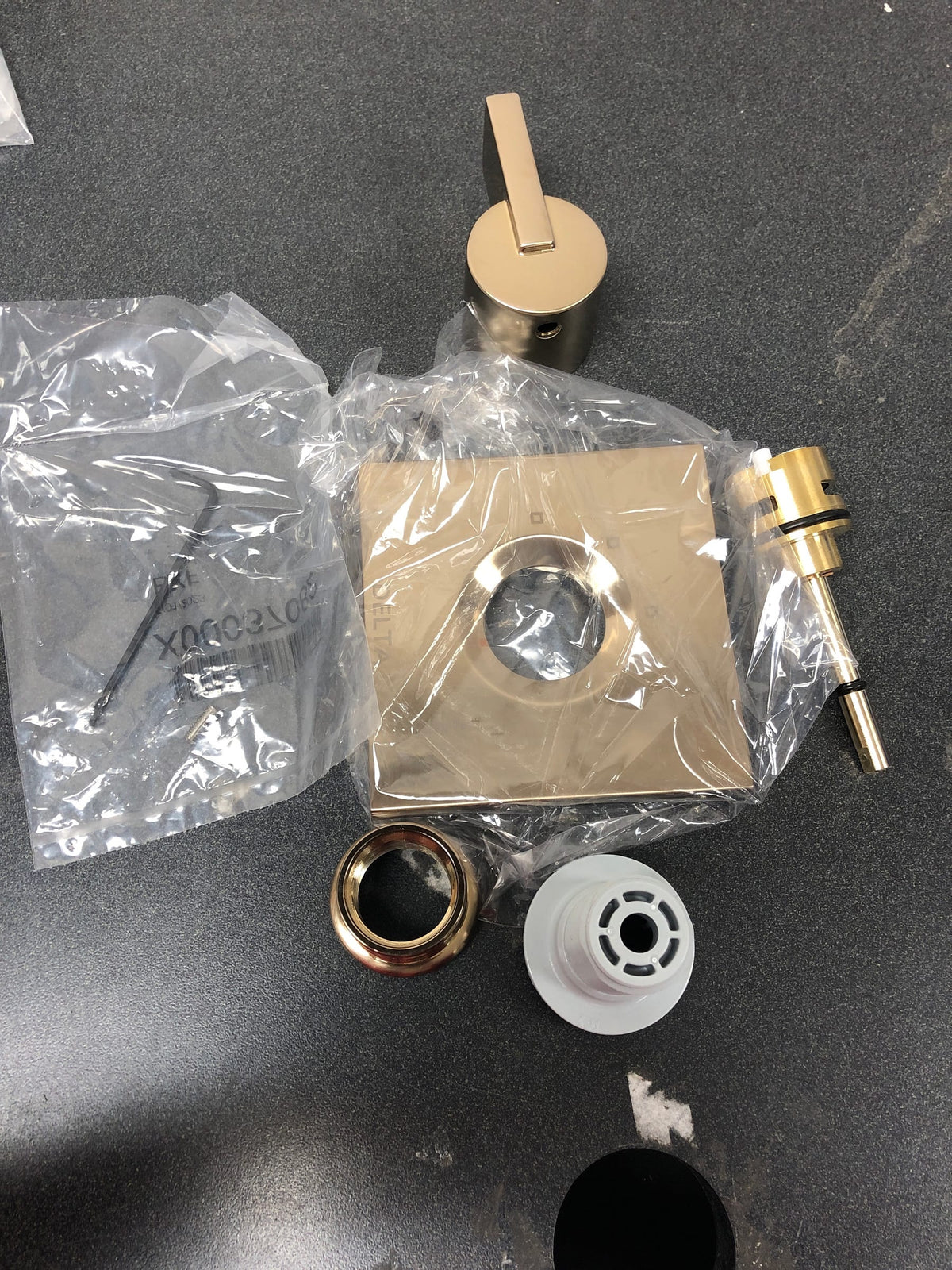Delta T11853-CZ Vero Three Function Diverter Valve Trim Less Rough-In Valve - Two Independent Positions, One Shared Position - Champagne Bronze
