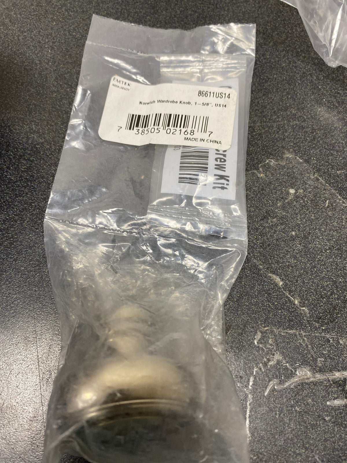 Emtek 86611US14 Norwich 1-5/8 Inch Mushroom Cabinet Knob from the Traditional Collection - Polished Nickel