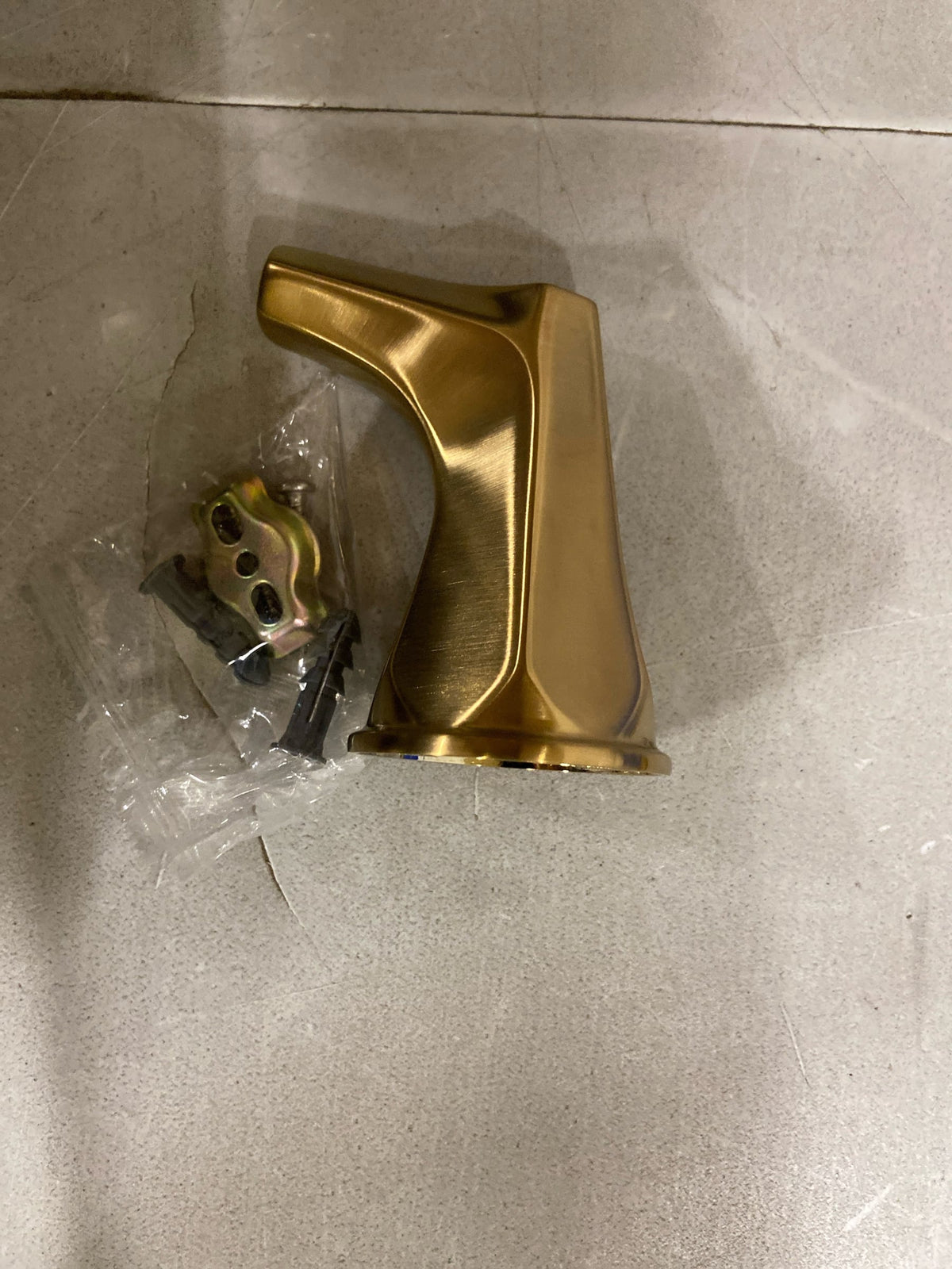 Signature Hardware 955080 Elita Single Robe Hook - Brushed Gold